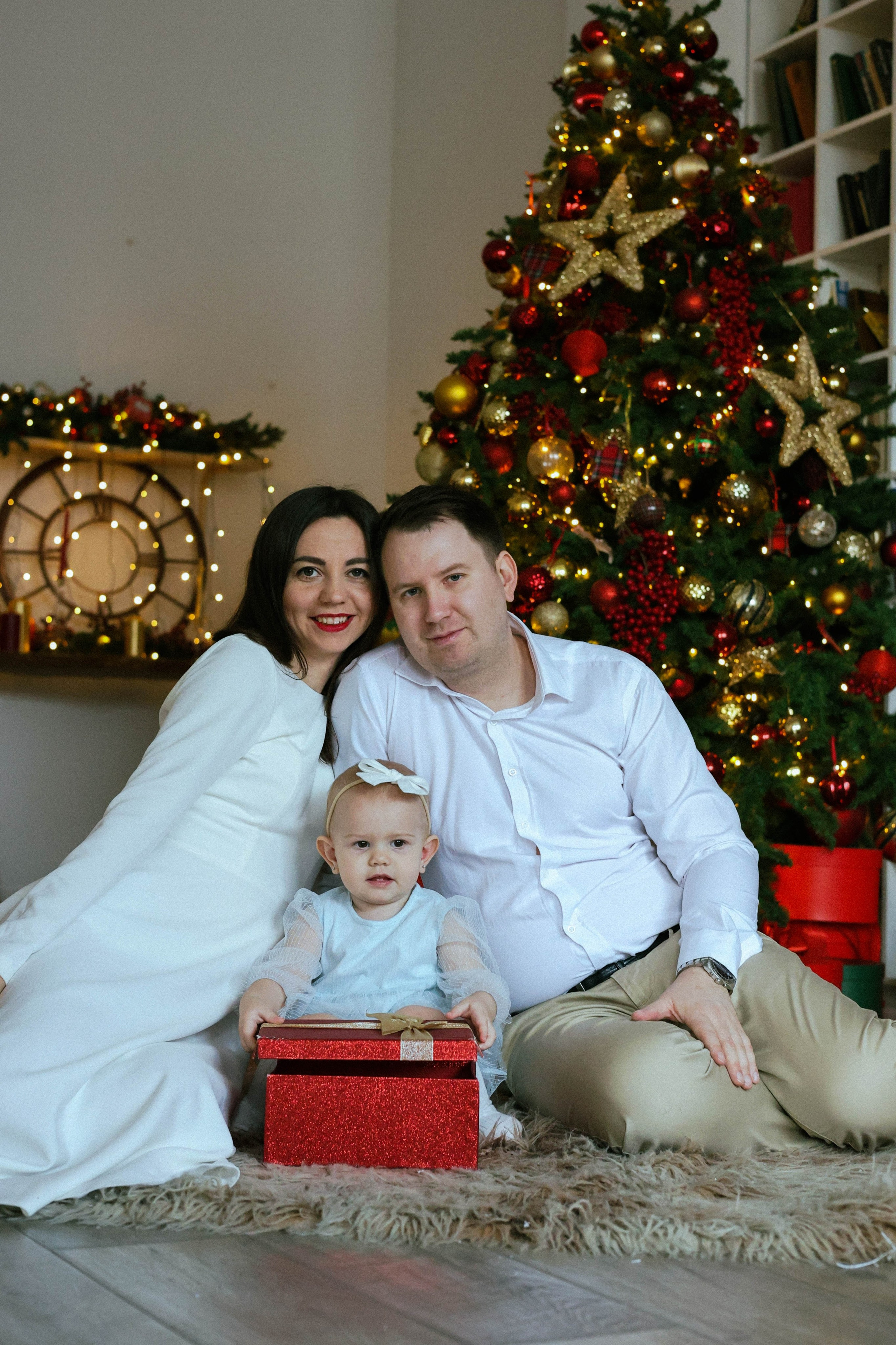 Новогодняя история «Ирина и ее семья». Фотограф в Москве Анастасия Калинина