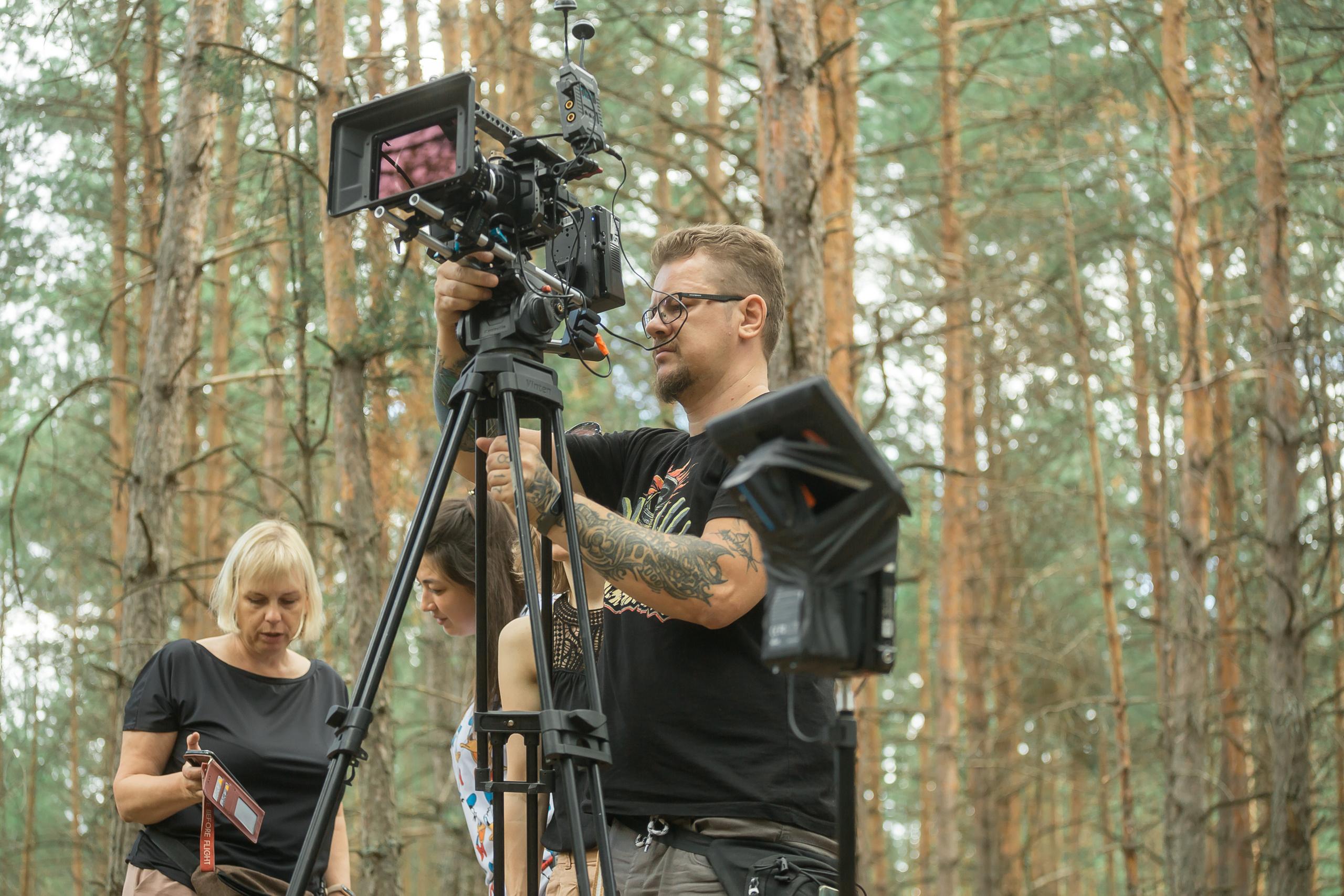 Бекстейдж со съемок фильма «Озеро Времени». Фотографиня Мария Дикова