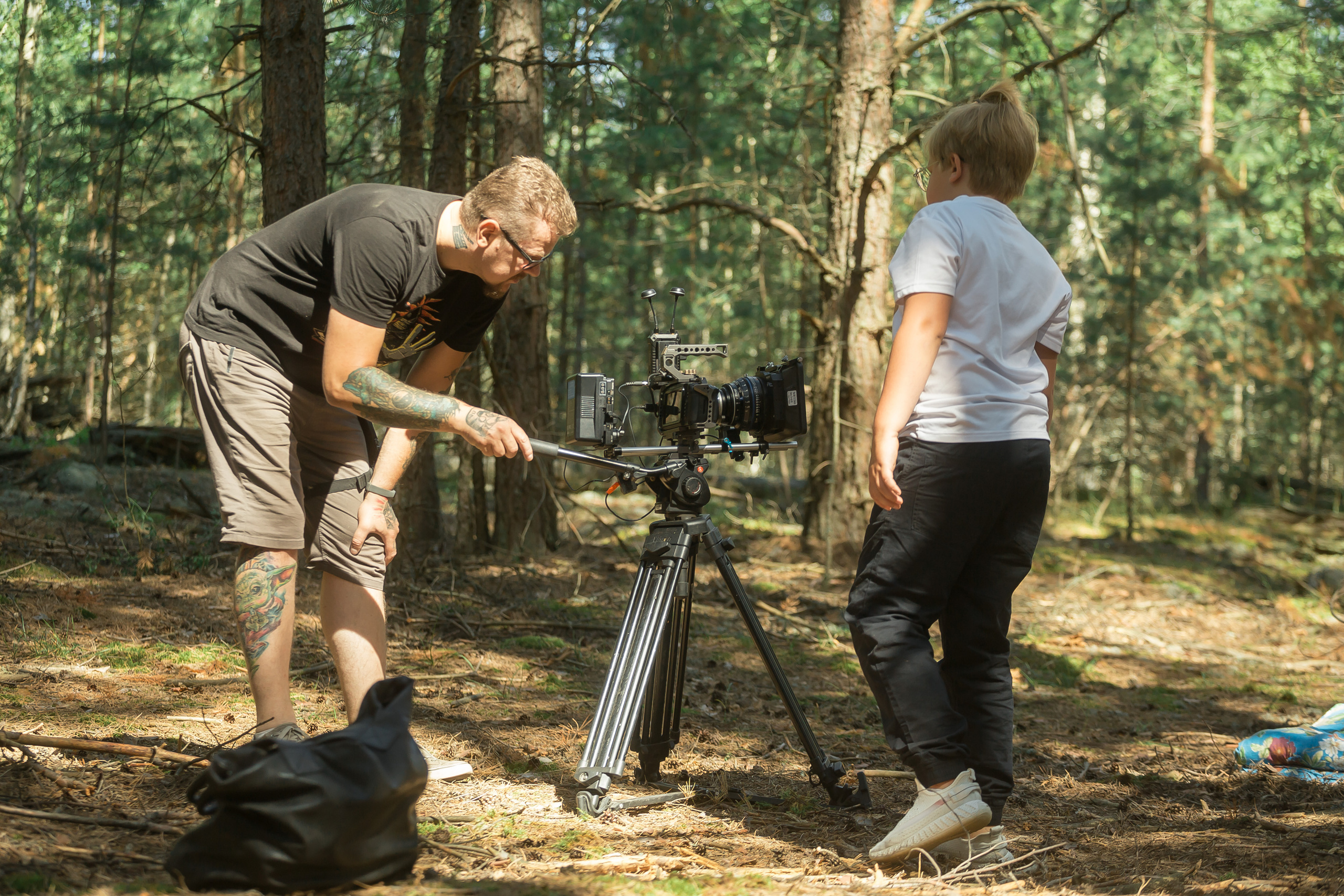 Бекстейдж со съемок фильма «Озеро Времени». Фотографиня Мария Дикова