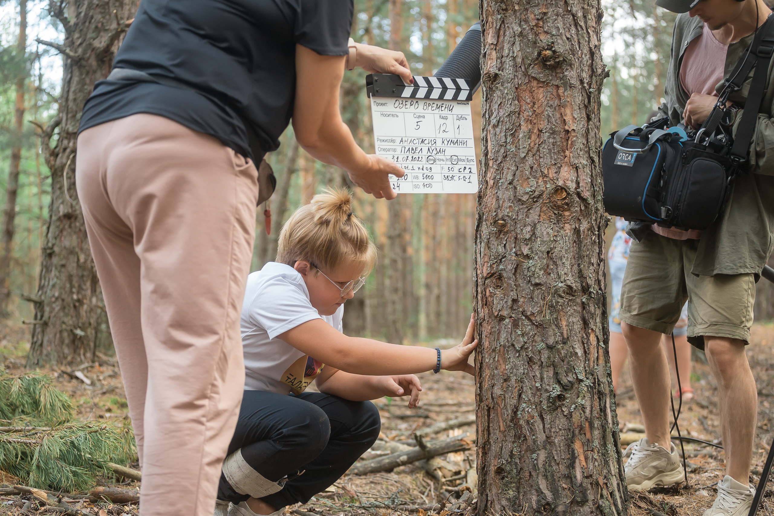 Бекстейдж со съемок фильма «Озеро Времени». Фотографиня Мария Дикова