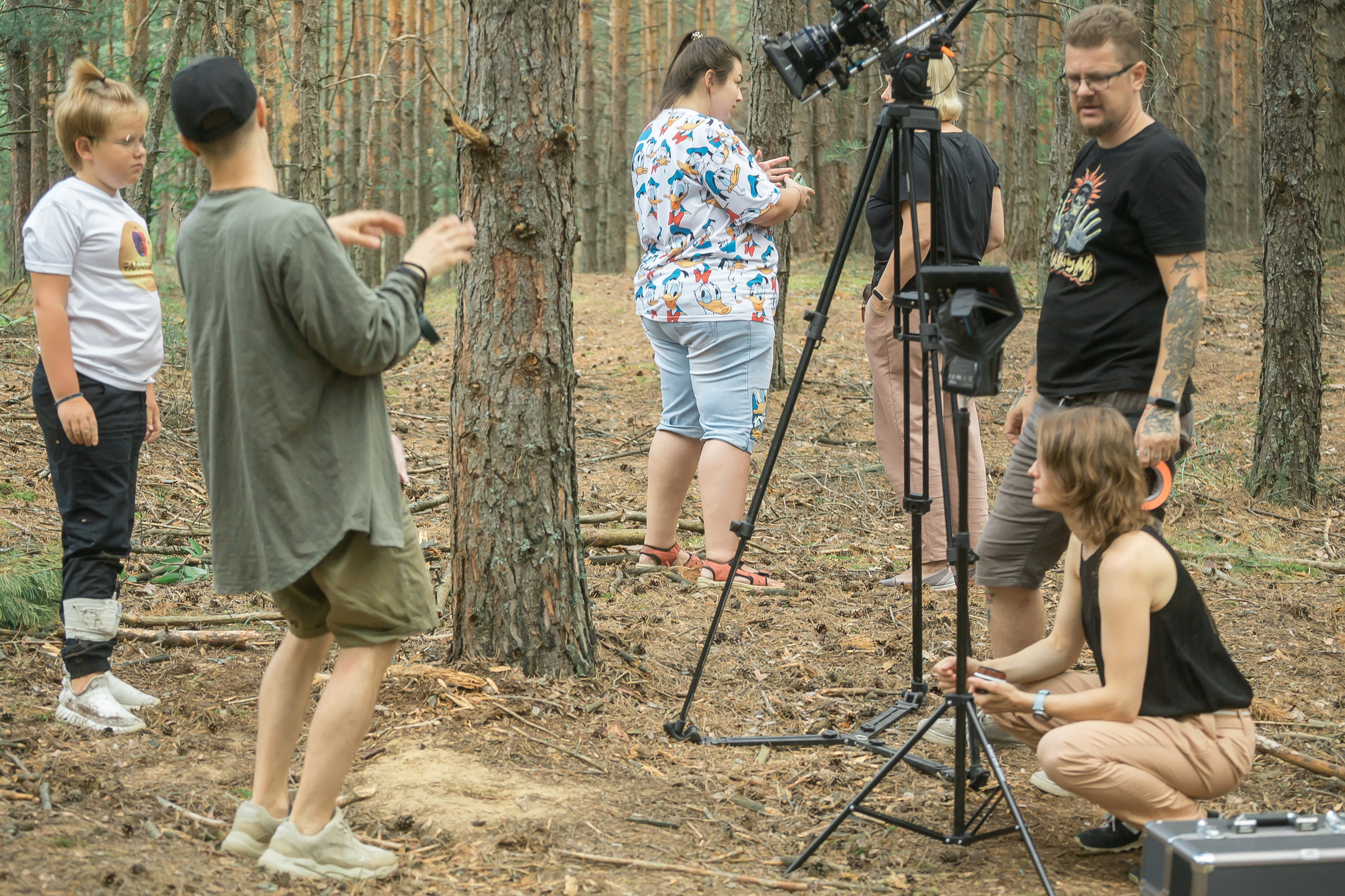 Бекстейдж со съемок фильма «Озеро Времени». Фотографиня Мария Дикова