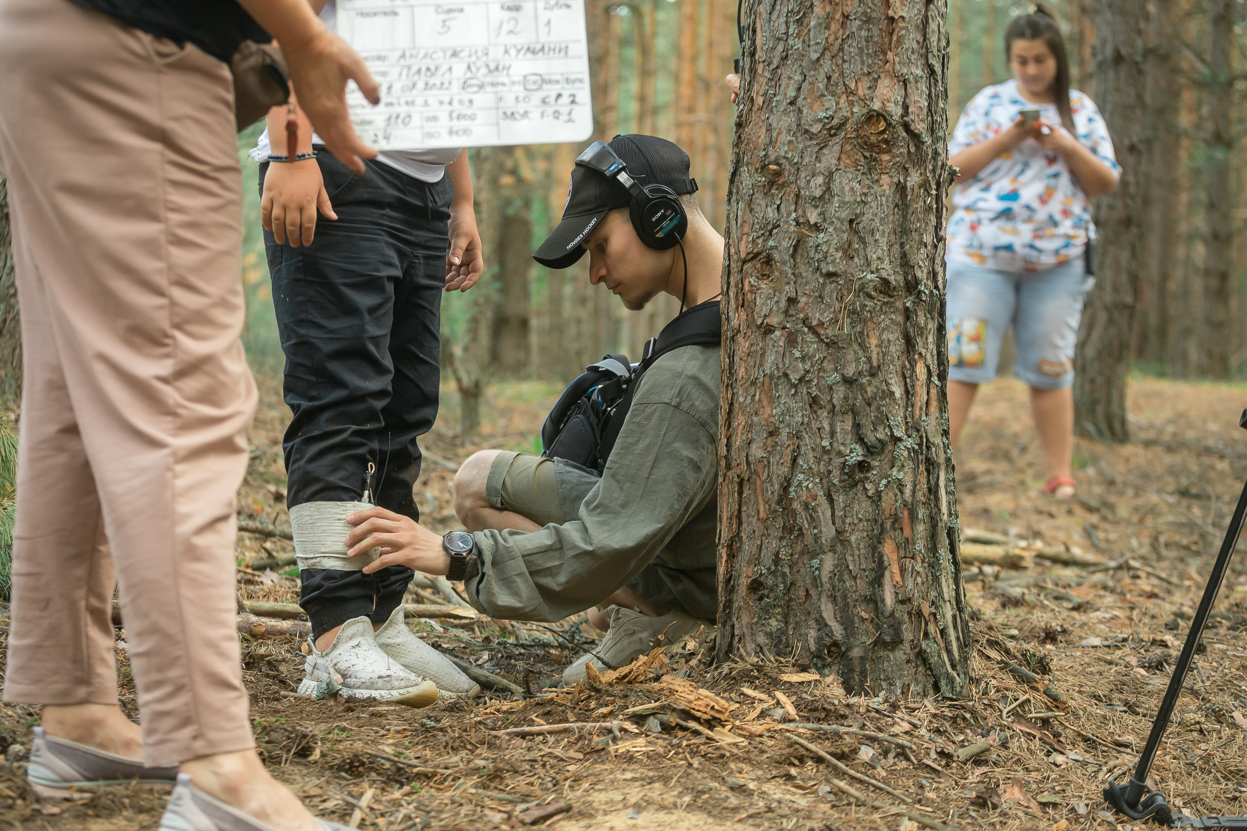 Бекстейдж со съемок фильма «Озеро Времени». Фотографиня Мария Дикова