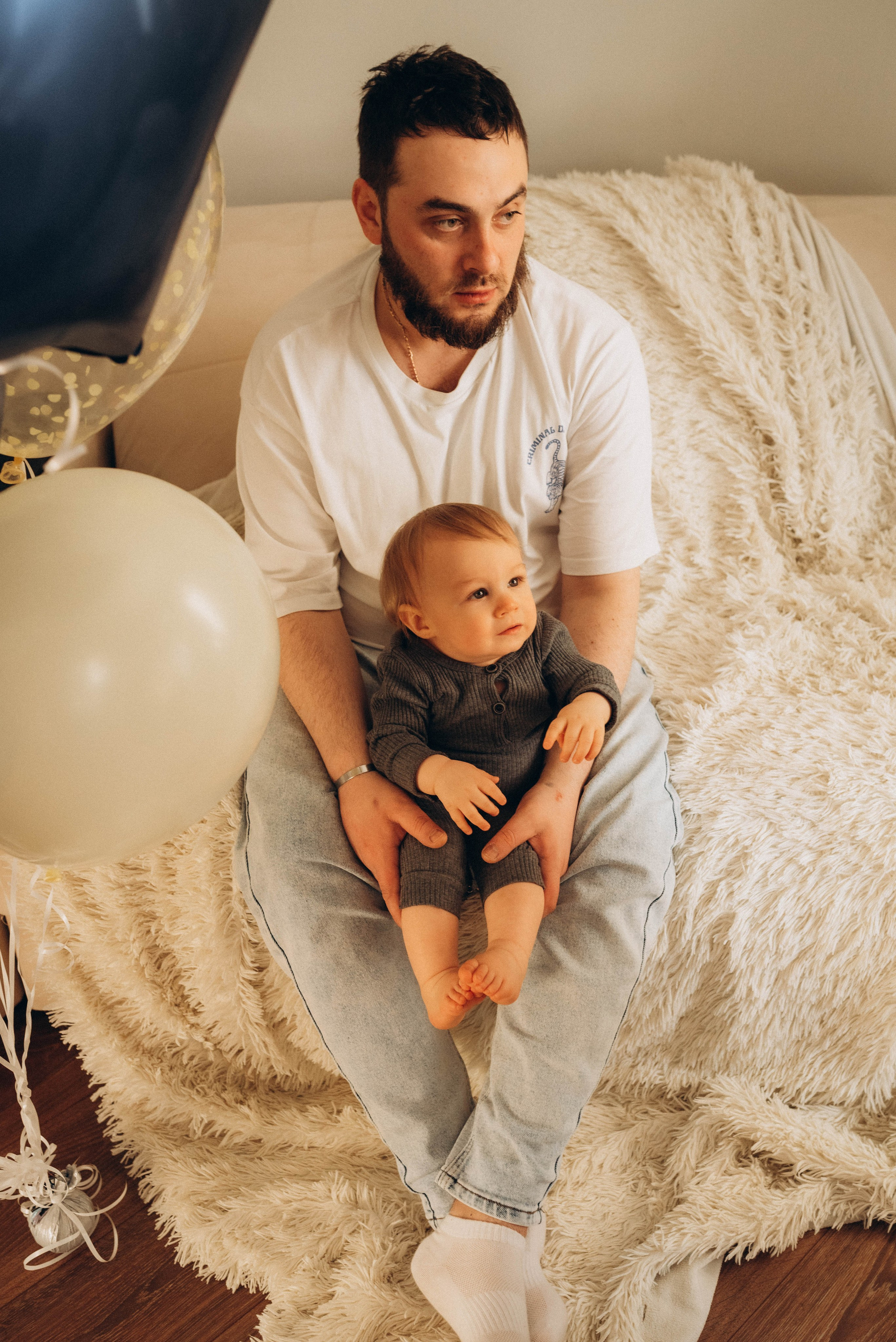 Домашняя фотосессия ко дню рождения малыша. Семейный фотограф в Железнодорожном Масаева Елена