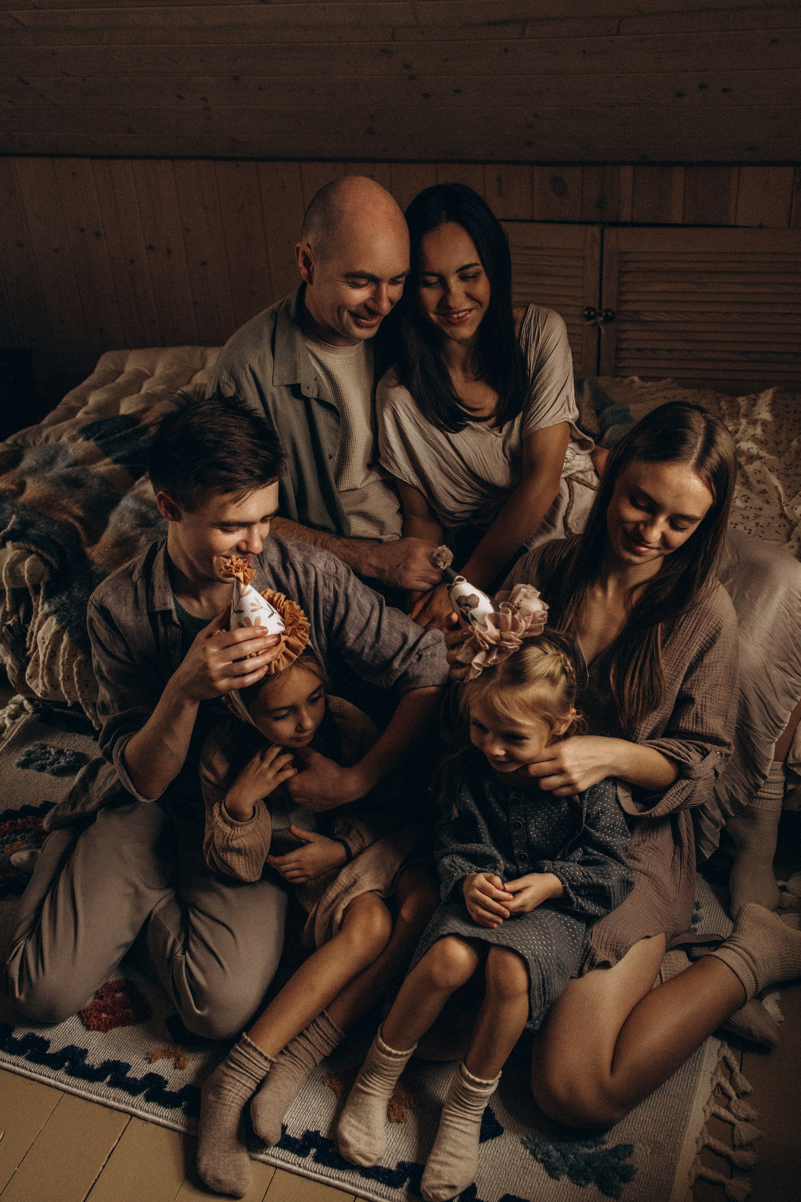 Юлия, Виктор, Саша, Настя, Ксюша и Аленка. Фотограф В Москве и Подольске Лена Иванова