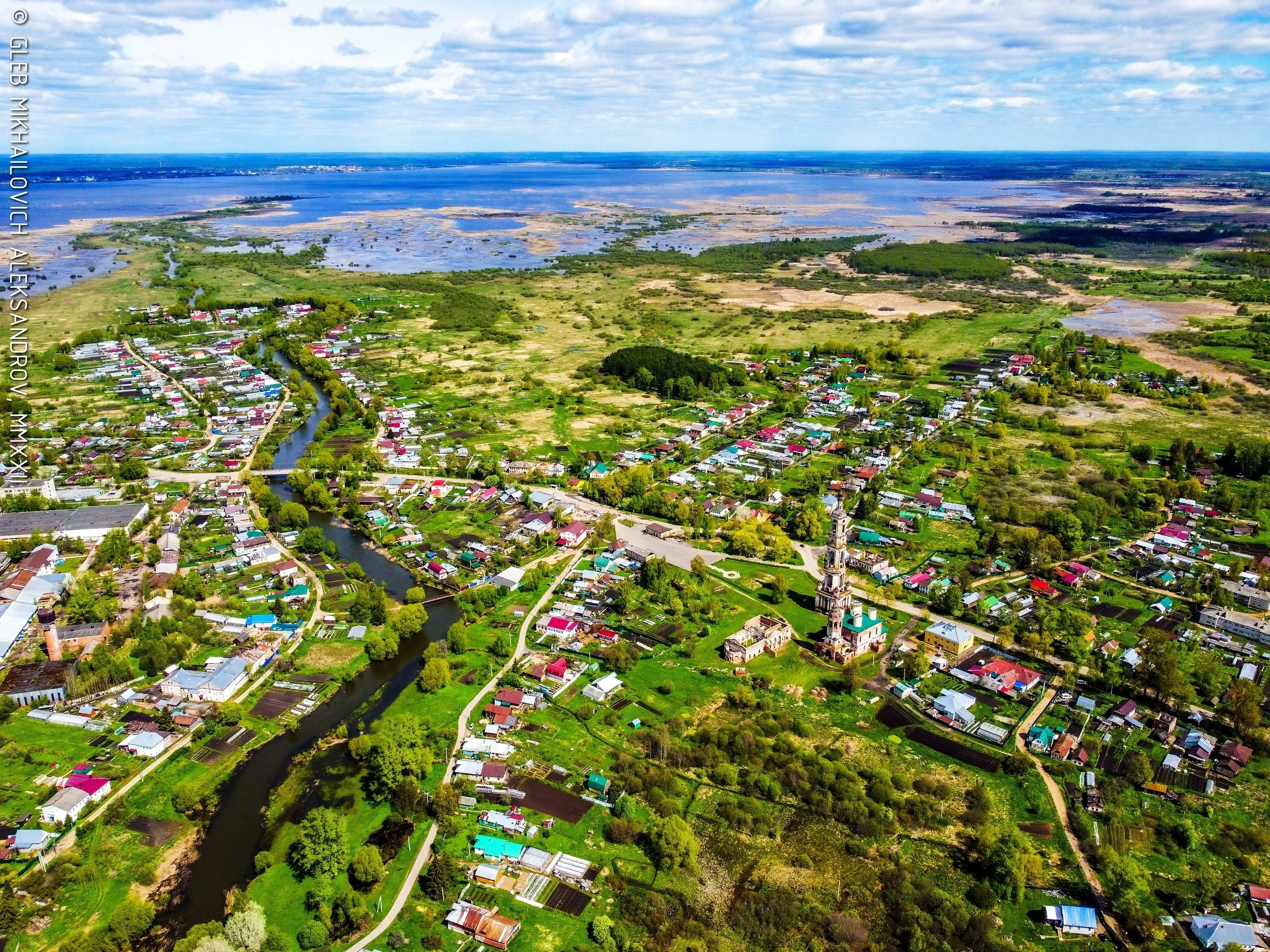 Поречье-Рыбное. Храмовый комплекс. Церковь Никиты мученика с колокольней и церковь Петра и Павла. Зодчество