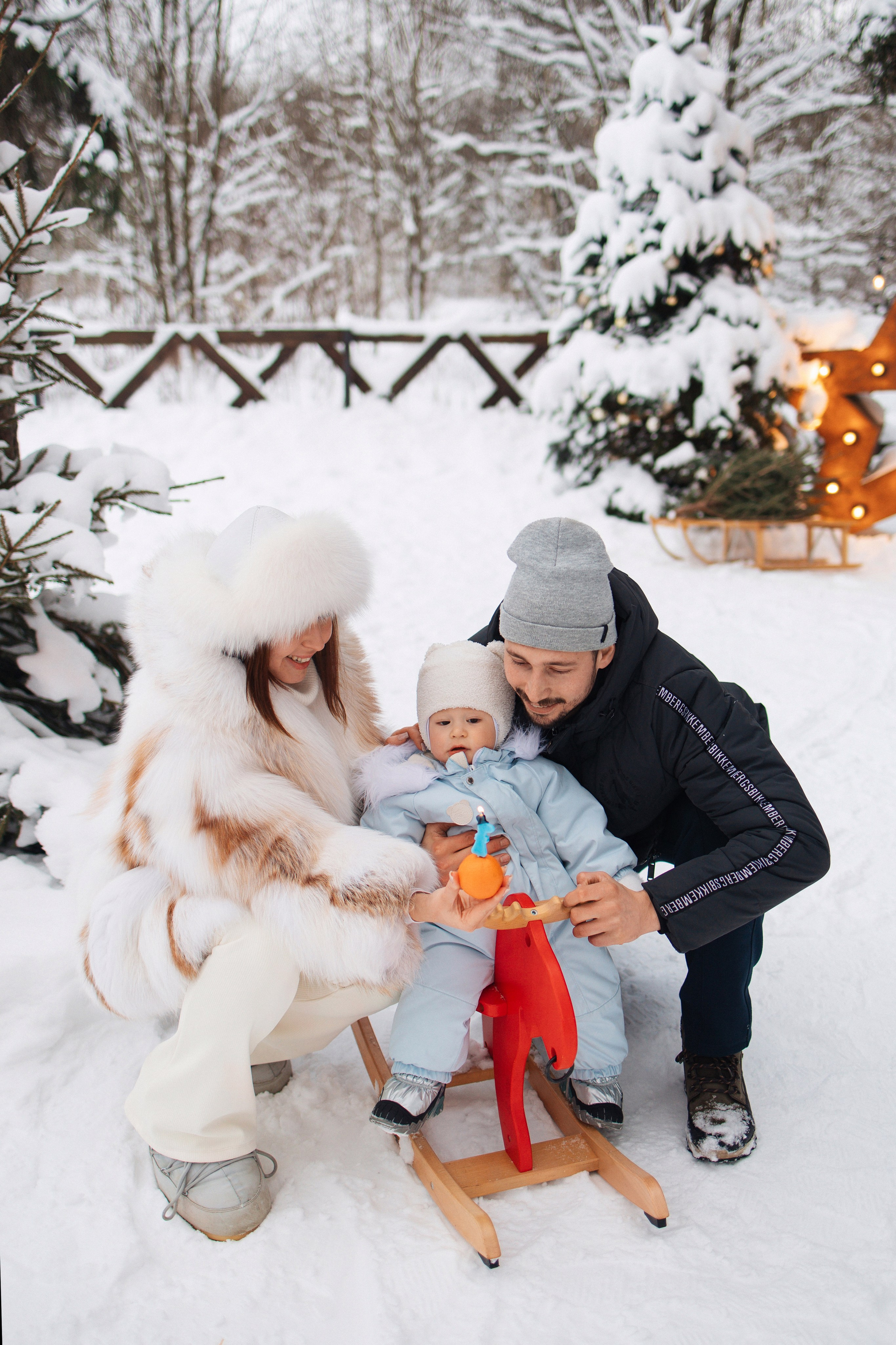 Ксения, Владимир, Леон, Шале в лесу. Семейный фотограф в Москве Марина Петра