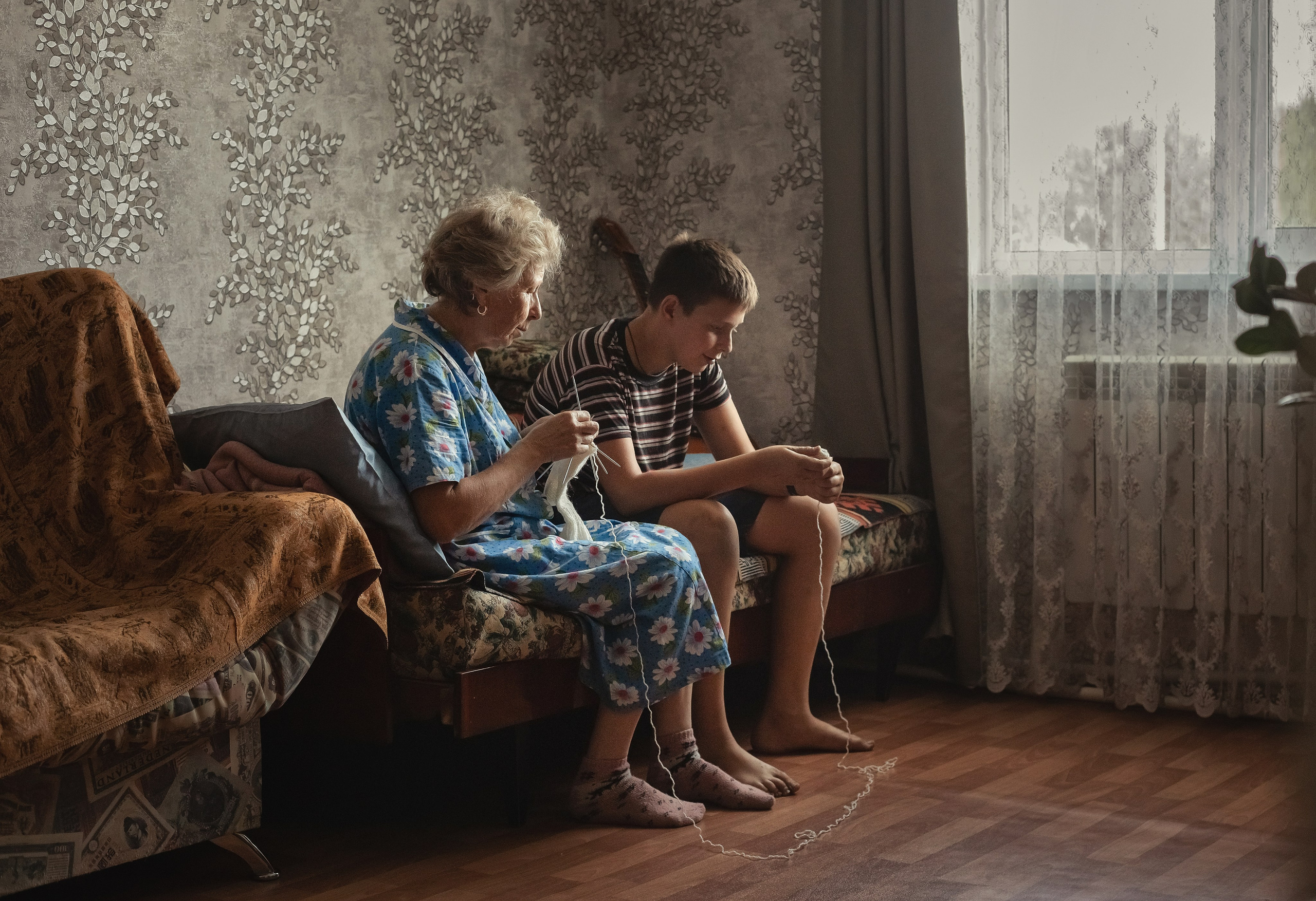 Любимая бабушка. Детский и семейный фотограф Анастасия Акатьева Оренбург/Курган