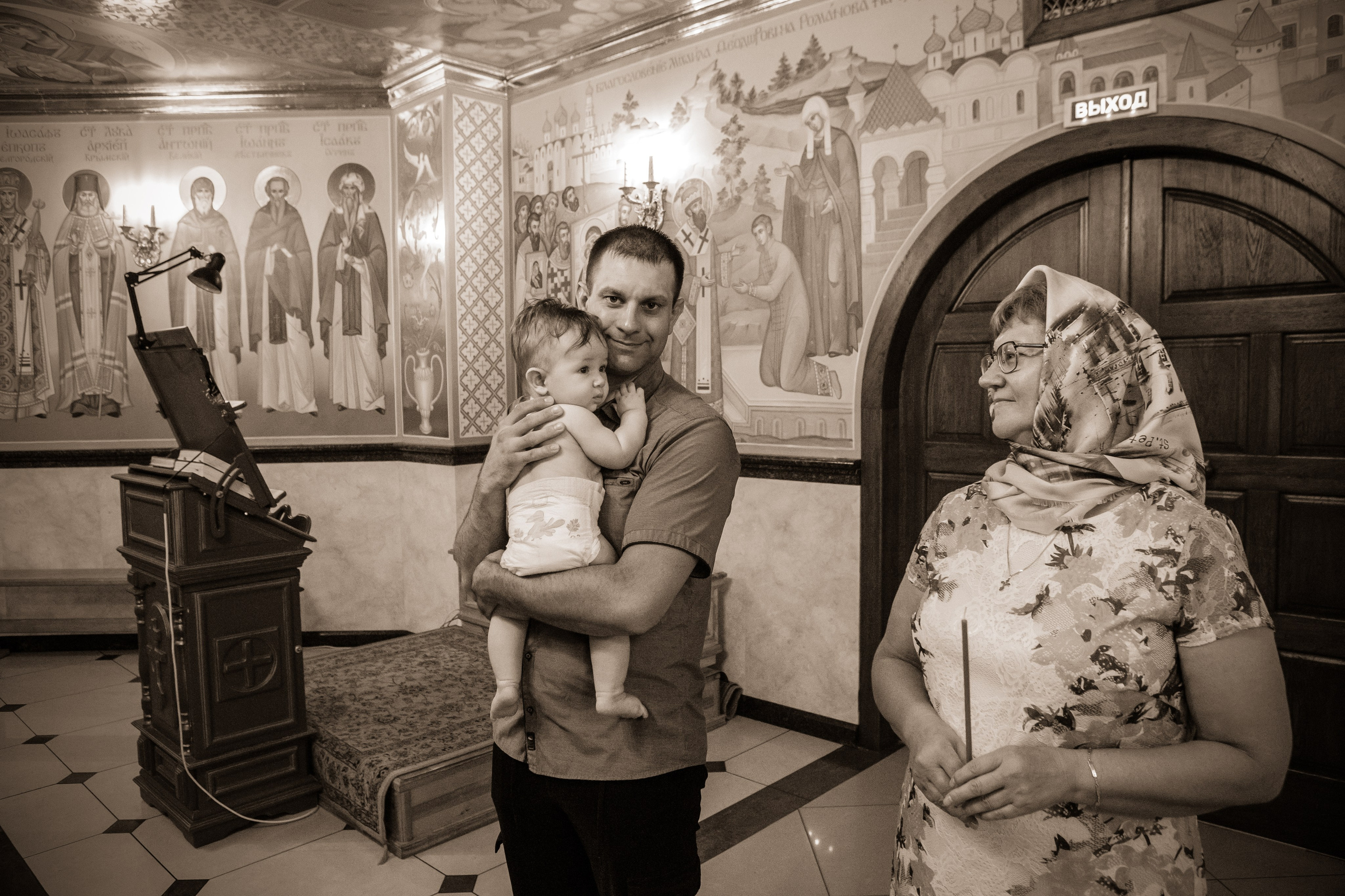 Крещение Владислава. Семейный и свадебный фотограф в Воронеже Майя Добровольская
