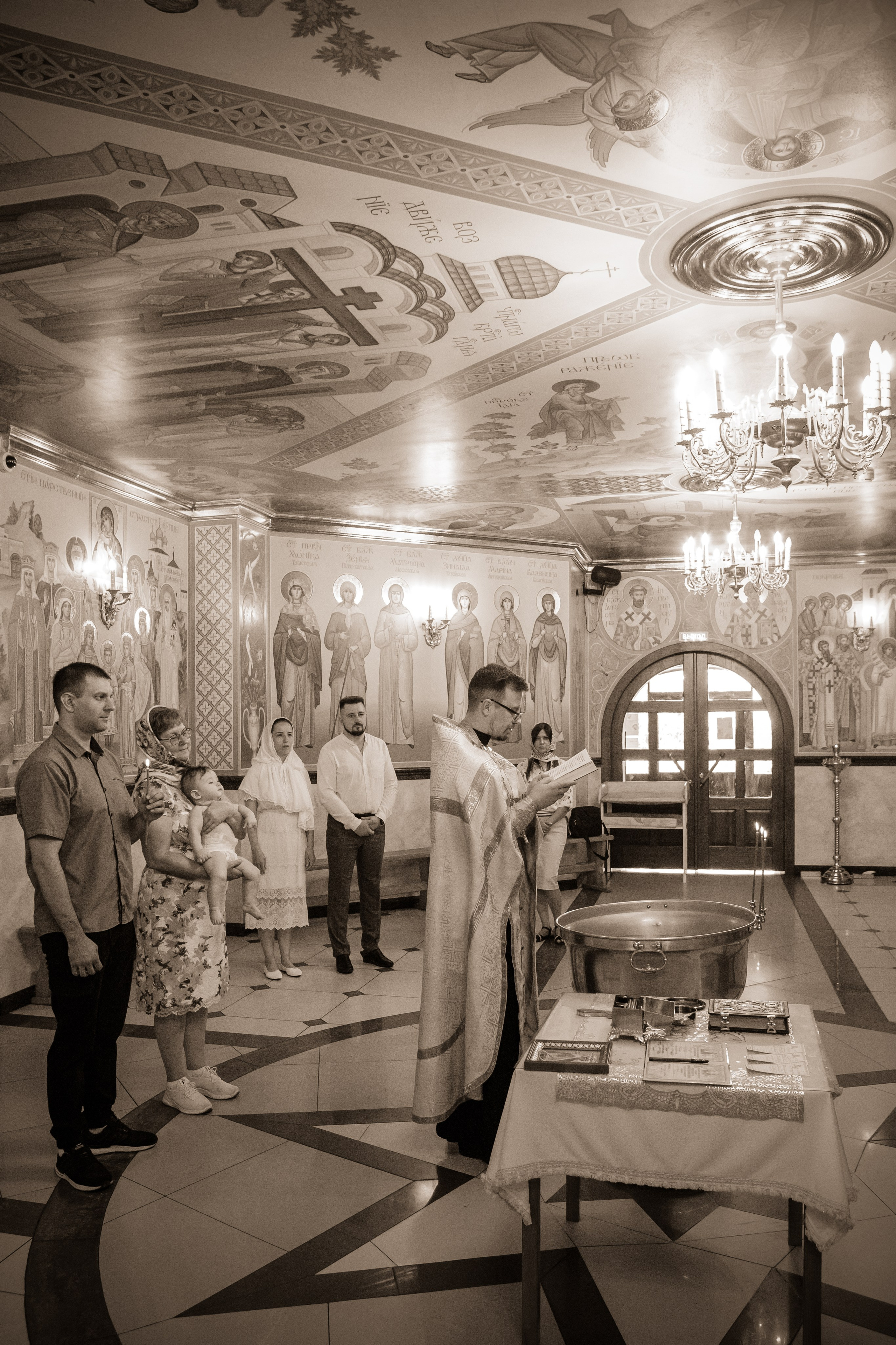 Крещение Владислава. Семейный и свадебный фотограф в Воронеже Майя Добровольская