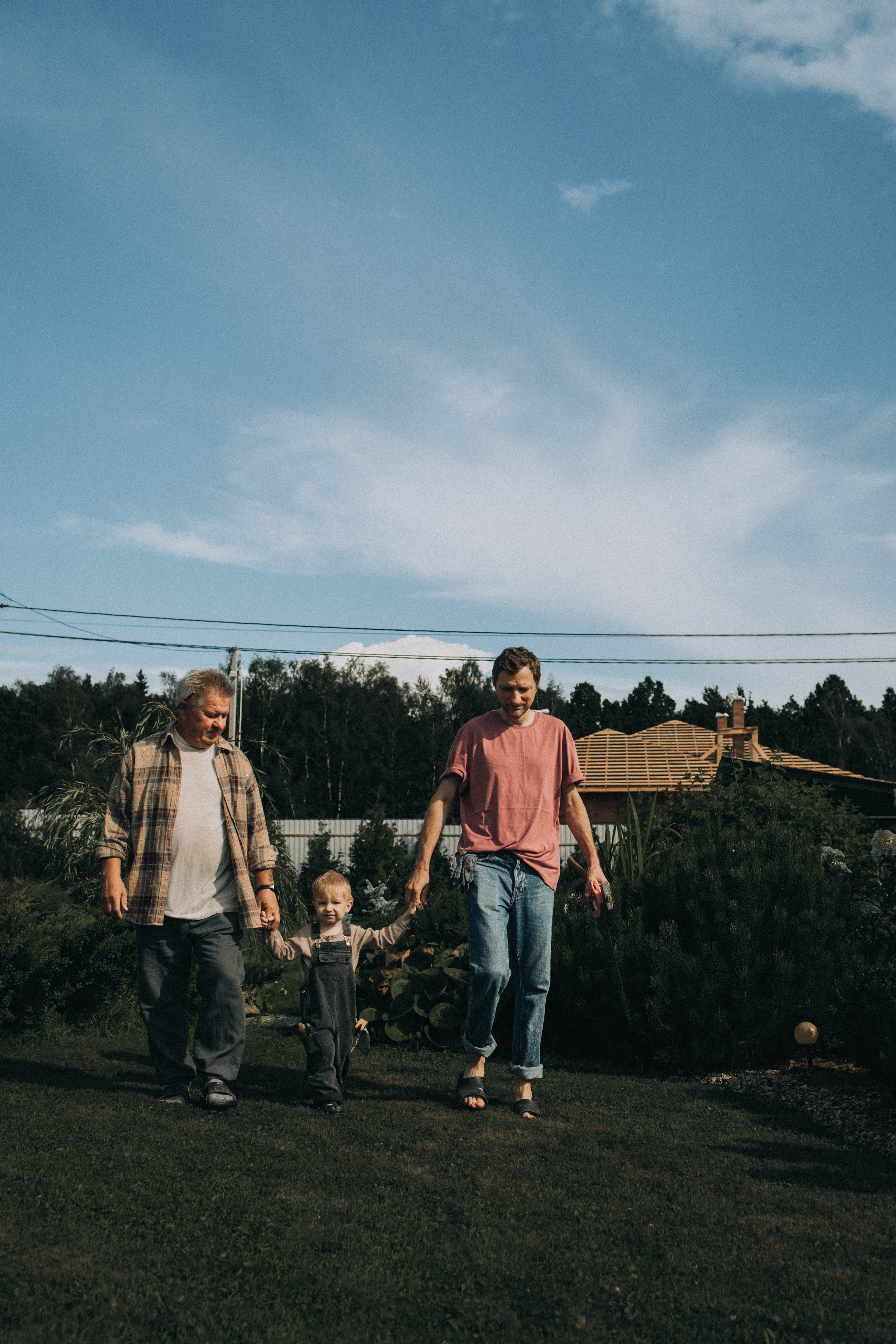 Стройка с дедом. Фотограф lifestylе в Москве Пшеничная Анастасия