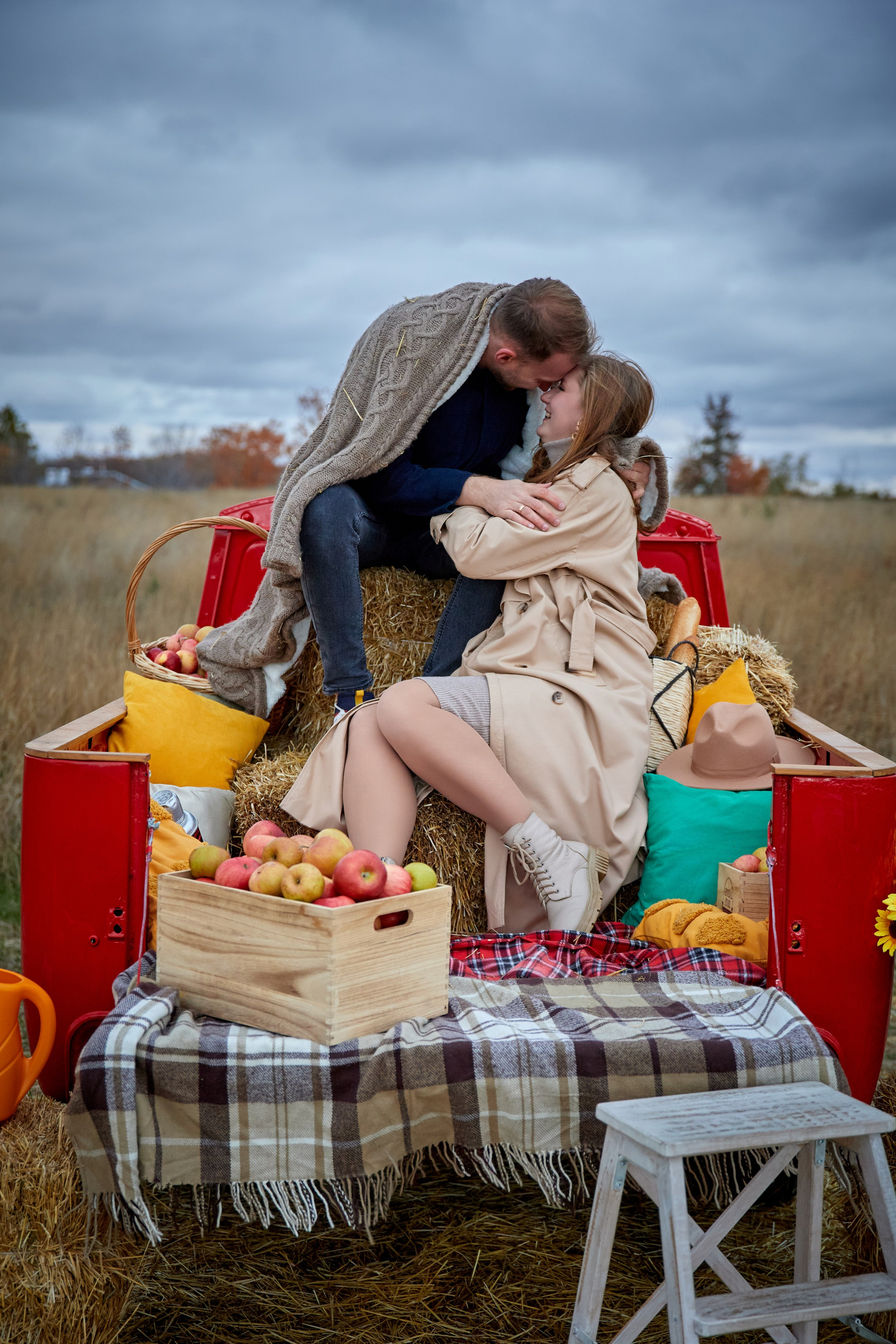 Осенняя с машиной. Фотограф в Самаре Анастасия Афанасьева