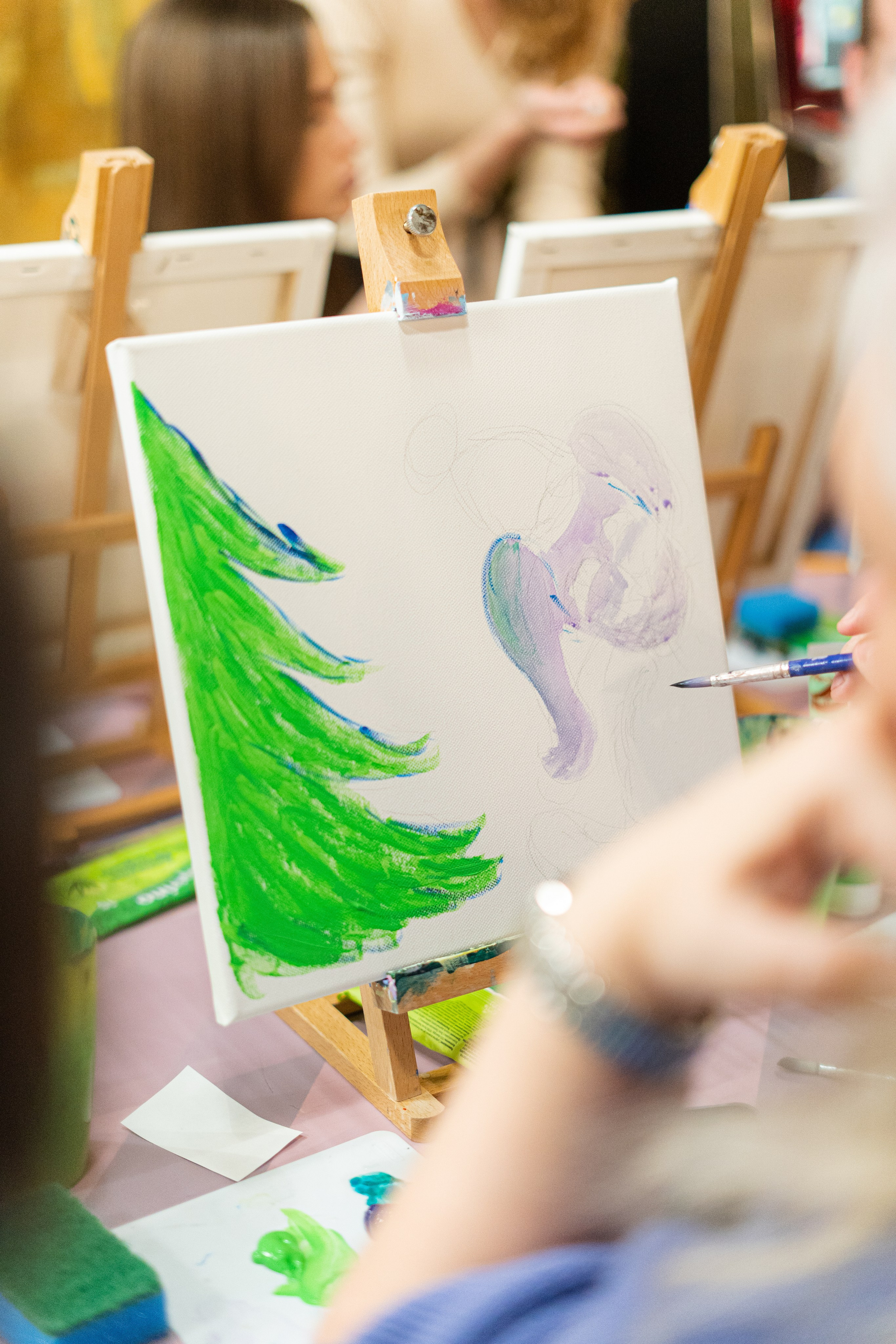 Корпоратив Teach Me Art 2. Портретный фотограф в Москве и Санкт-Петербурге Арина Чех