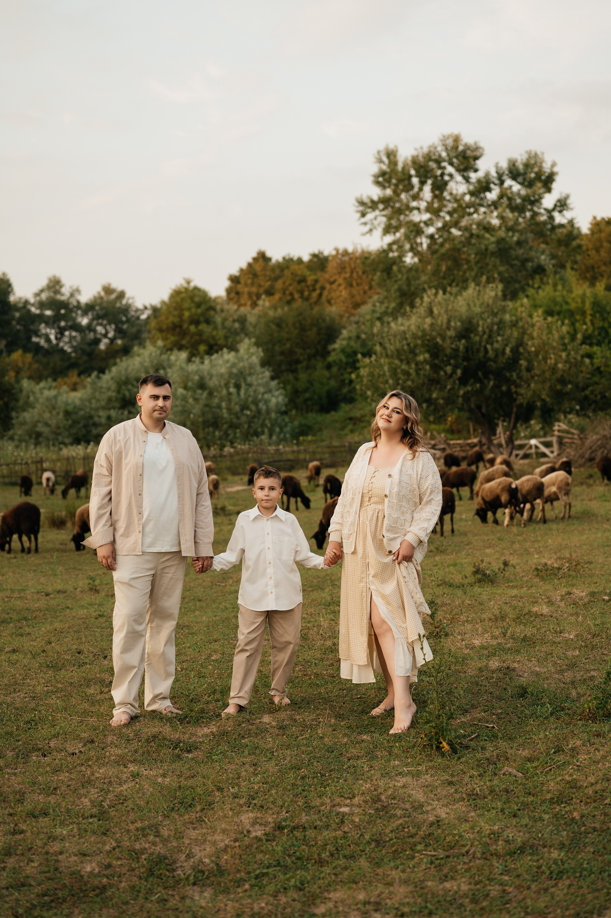 Семейная фотосессия на ферме. Свадебный и семейный фотограф в Краснодаре Алина Мельник