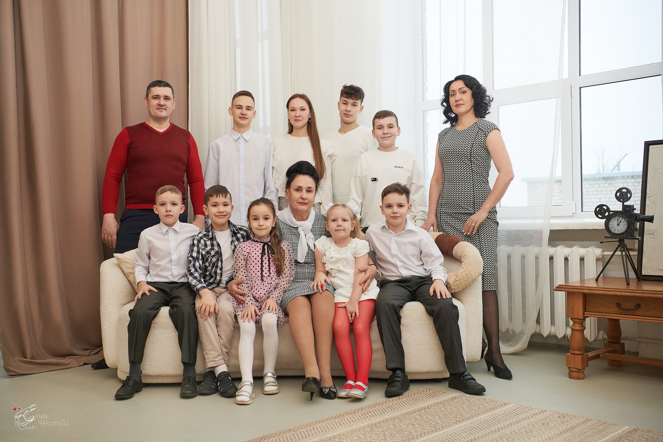 Новогодняя сказка для большой семьи. Ольга Чёкотова (Фотограф Кострома)