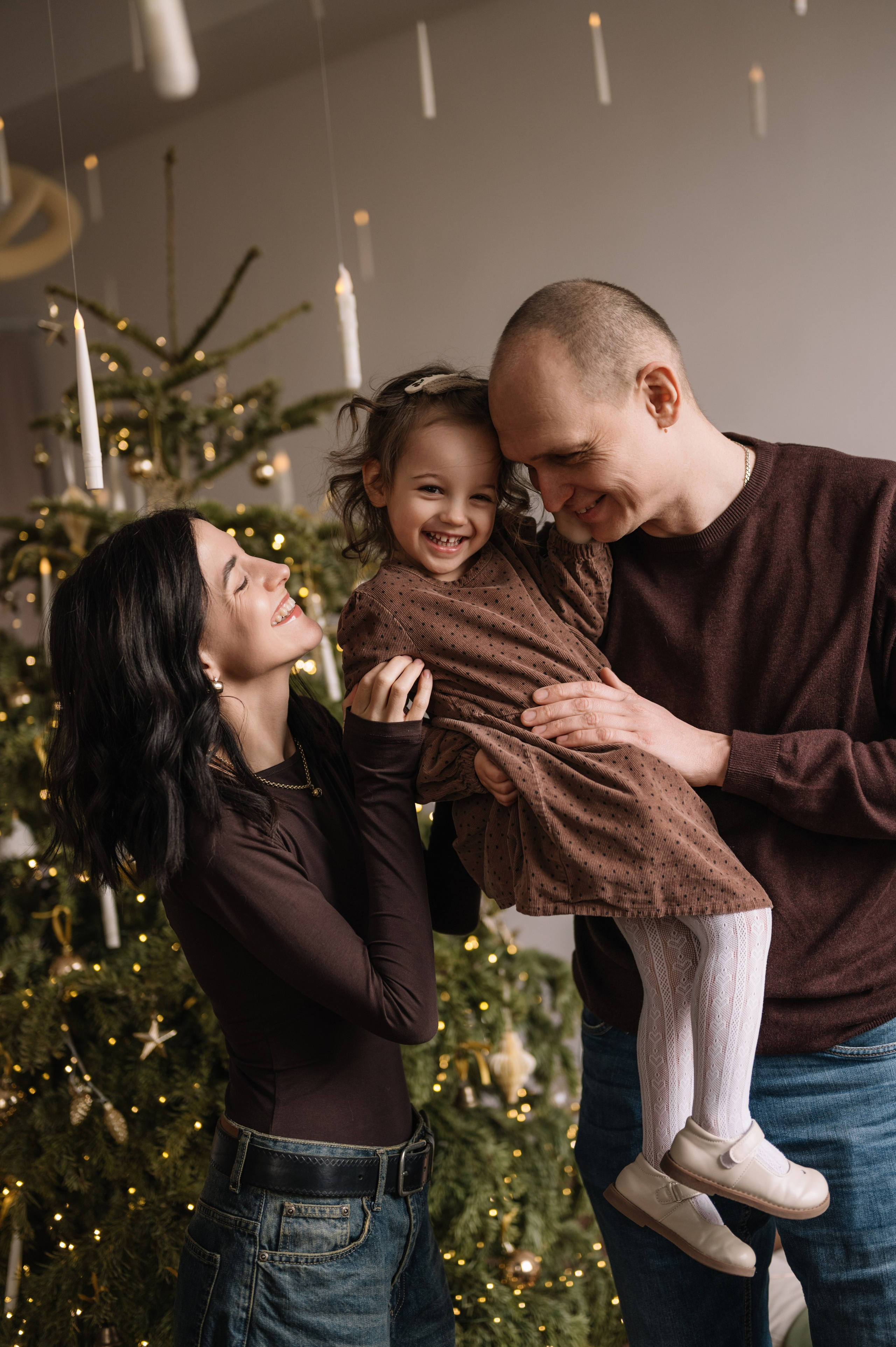 Новогодняя семейная фотосессия. Свадебный и семейный фотограф в Краснодаре Алина Мельник