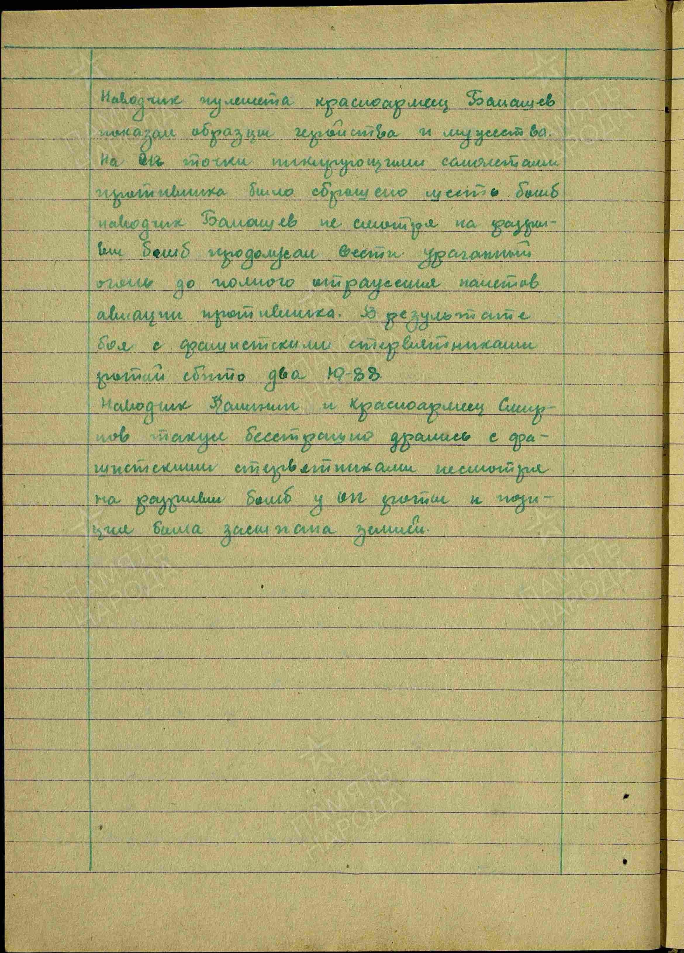 Журнал боевых действий штаба 434 озадн ПВО с 06.01.1942 г. по 26.03.1942 г. История Назиевского городского поселения