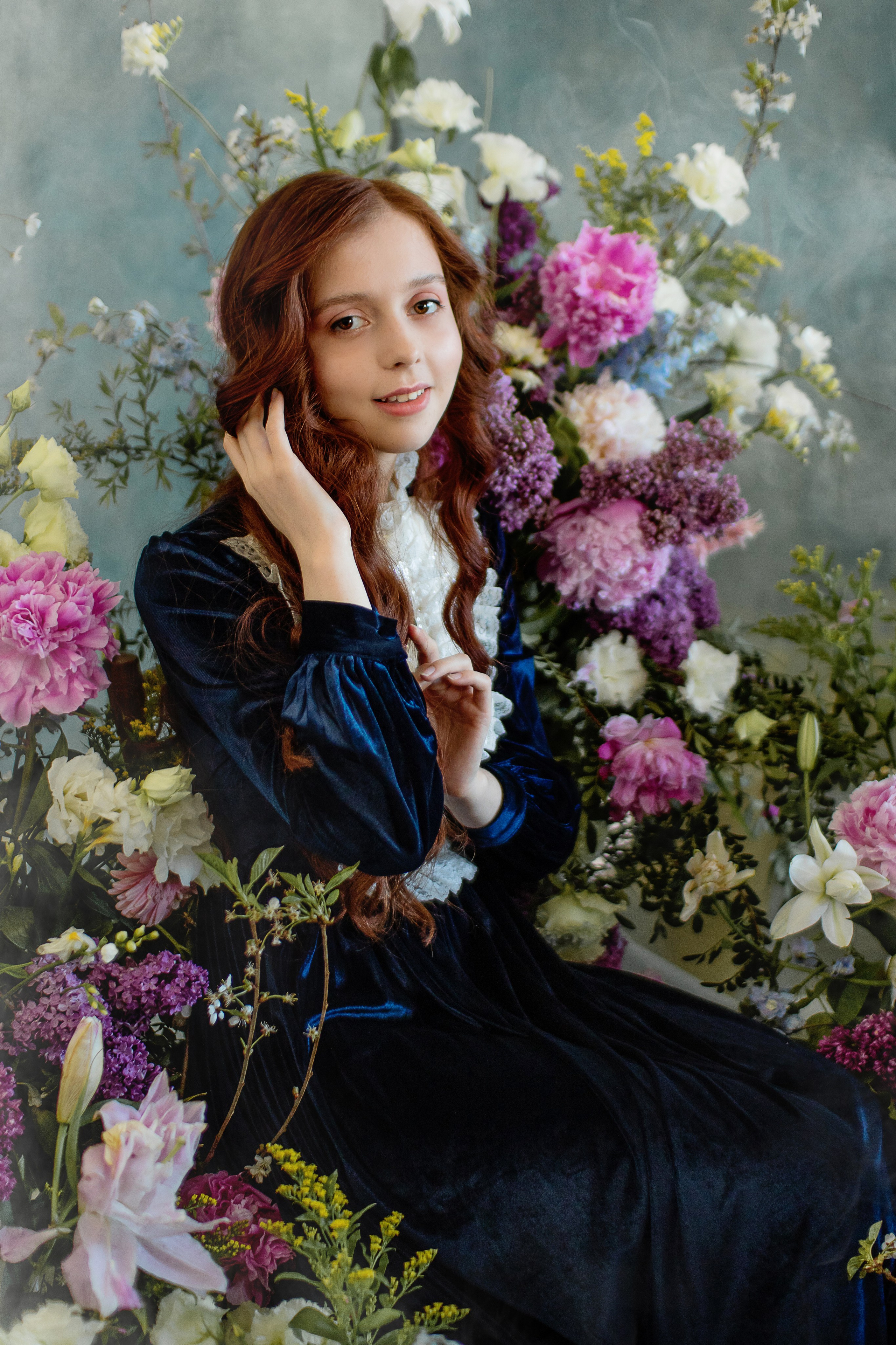Девушка в цветах