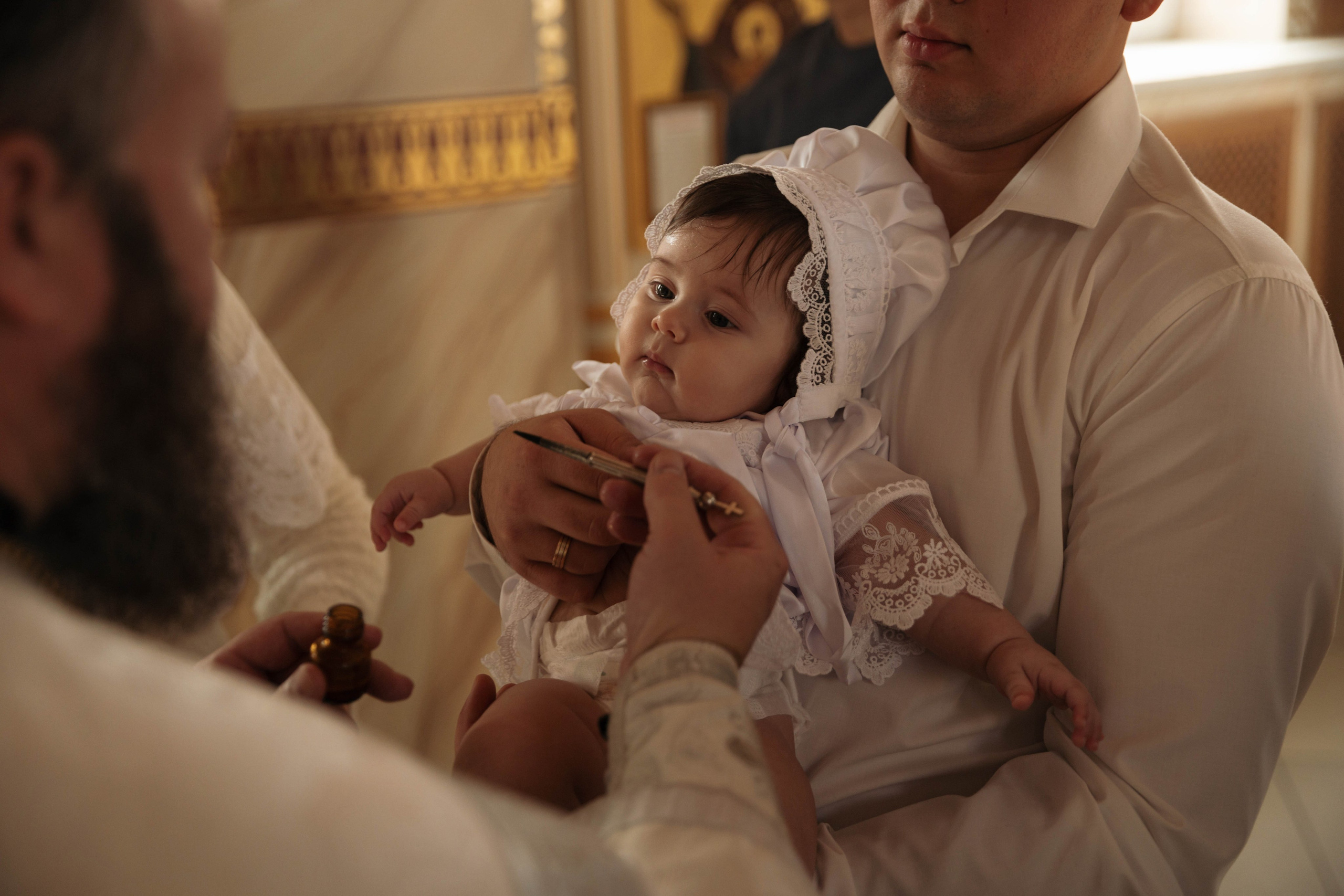 Таинство Крещения Есении. Фотограф Сальск Катерина