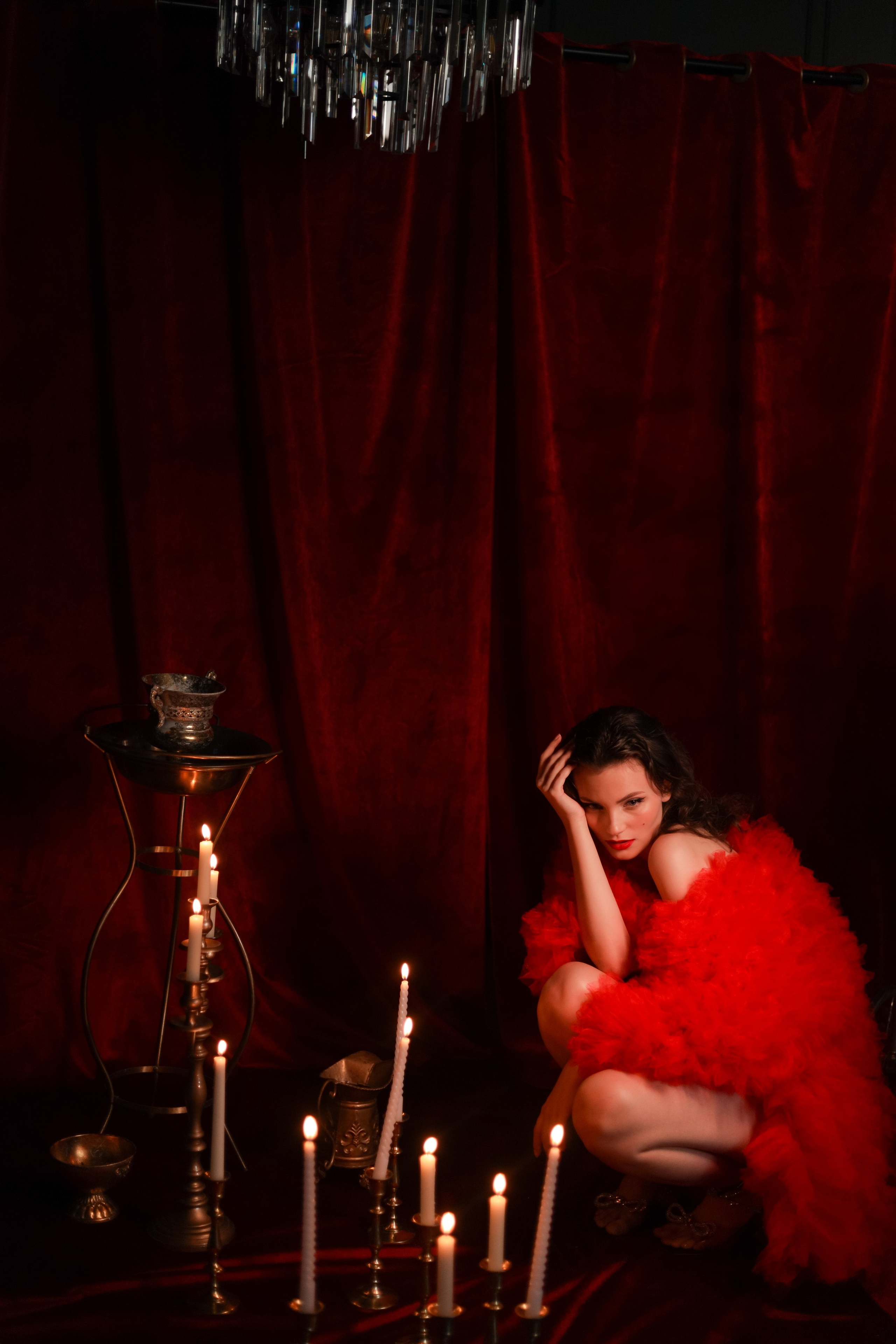 Кристина и красный бархат. Свадебный фотограф Беларусь Ольга Козыренко