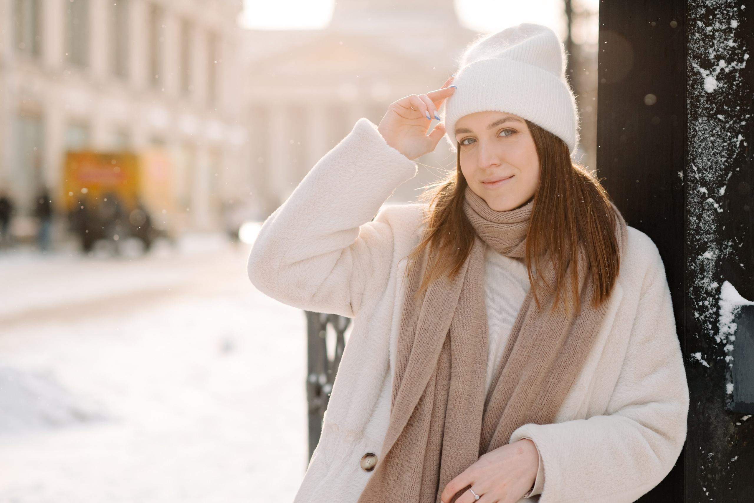 Прогулка по зимнему городу. Свадебный и сеейный фотограф в Санкт-Петербурге Елена Худякова