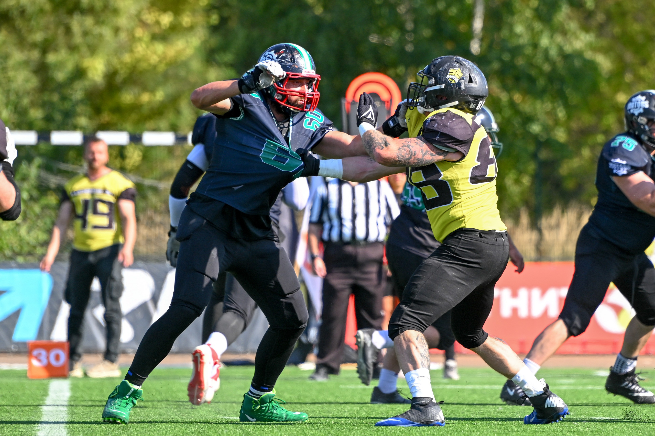 Американский футбол. Спортивный и репортажный фотограф в Казани Вячеслав Сатонин