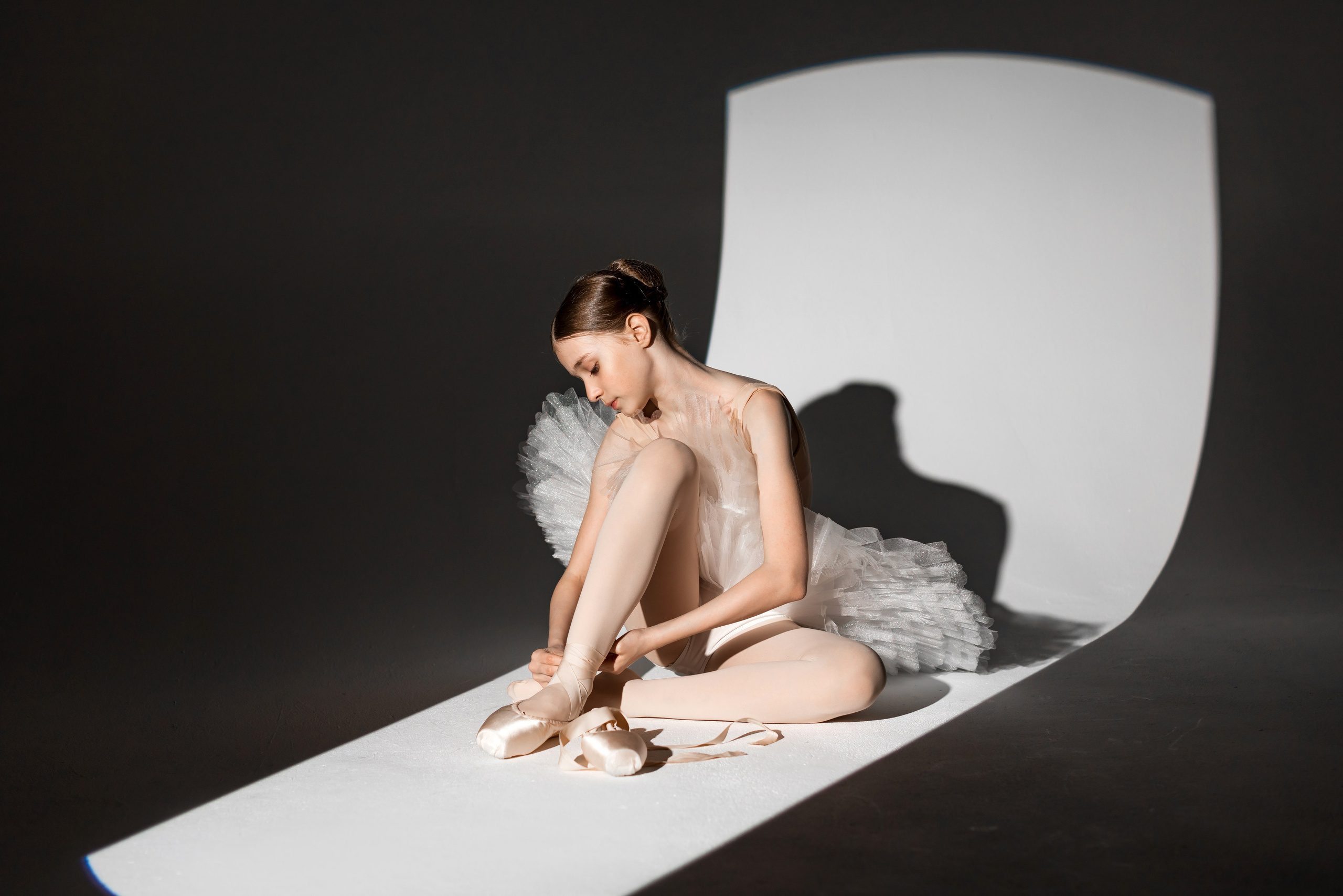 Балетная съёмка на белой циклораме и фонах. Балетный фотограф Алина Ханько — Душа Балета