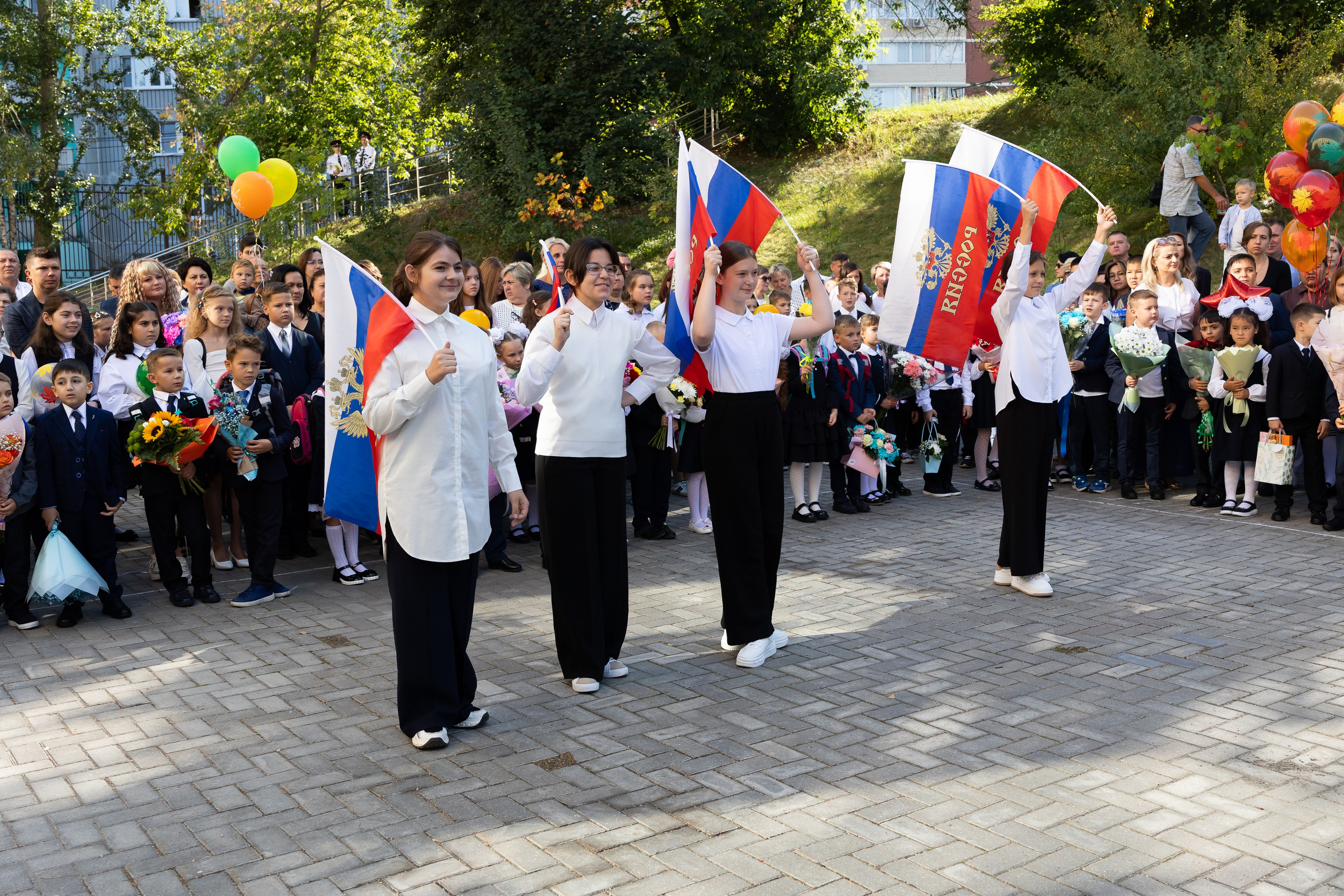 Линейка 1 сентября. Профессиональный Фотограф в Москве Андрей Славнов