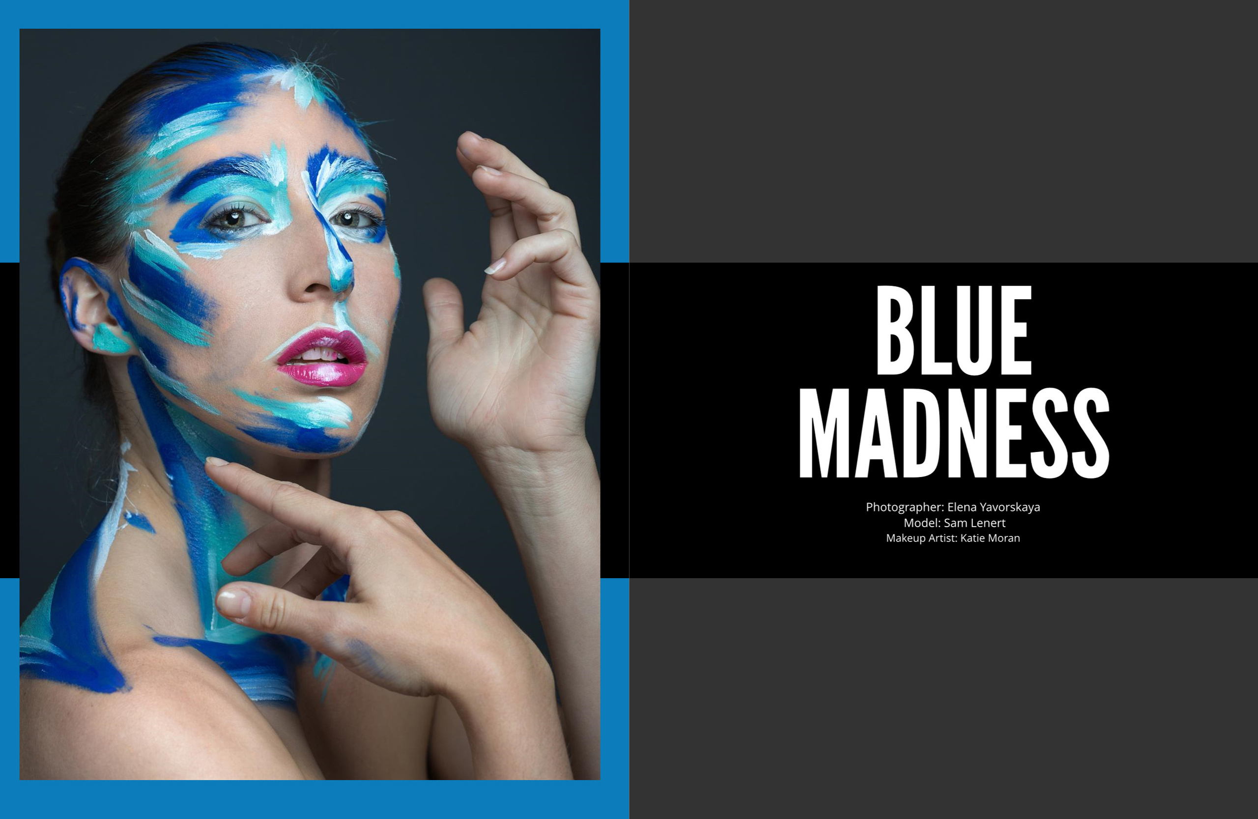 «BLUE MADNESS» IMIRAGE Magazine. Elena Yavorskaya Photography