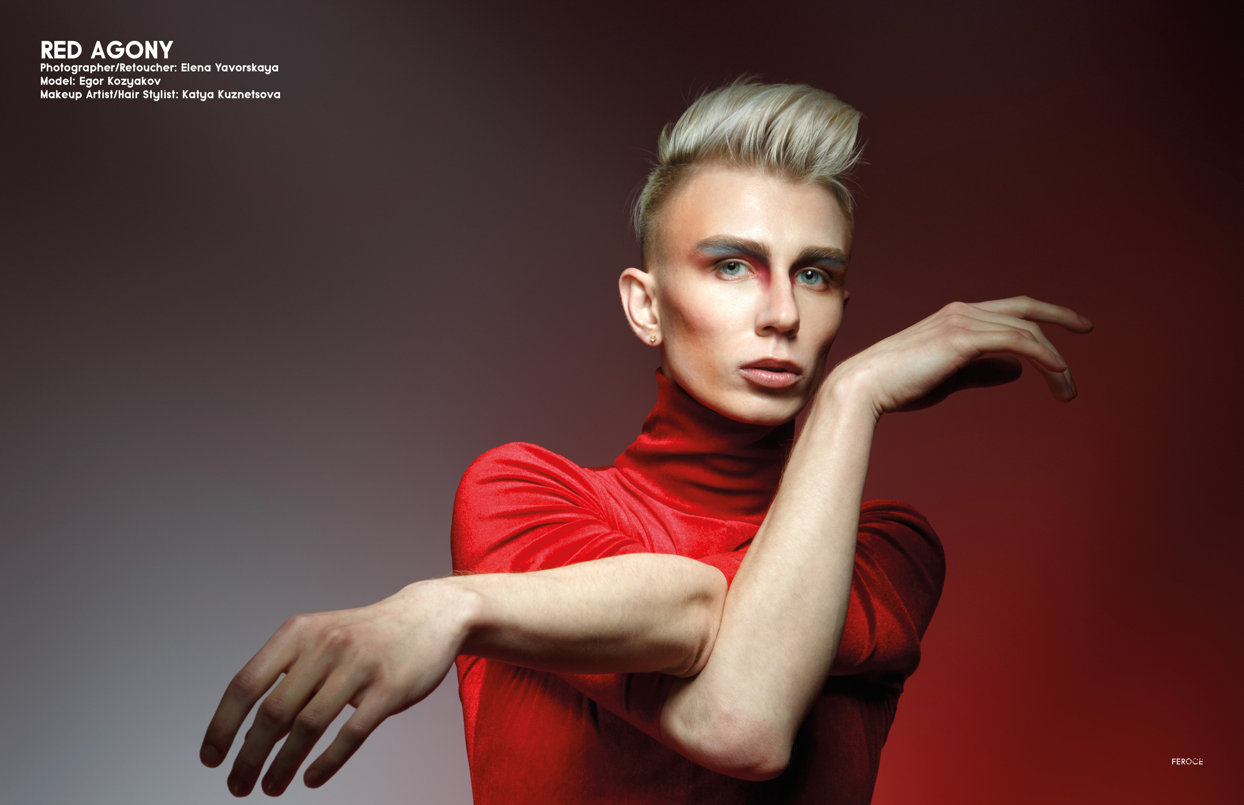 «RED AGONY» Féroce Magazine. Elena Yavorskaya Photography