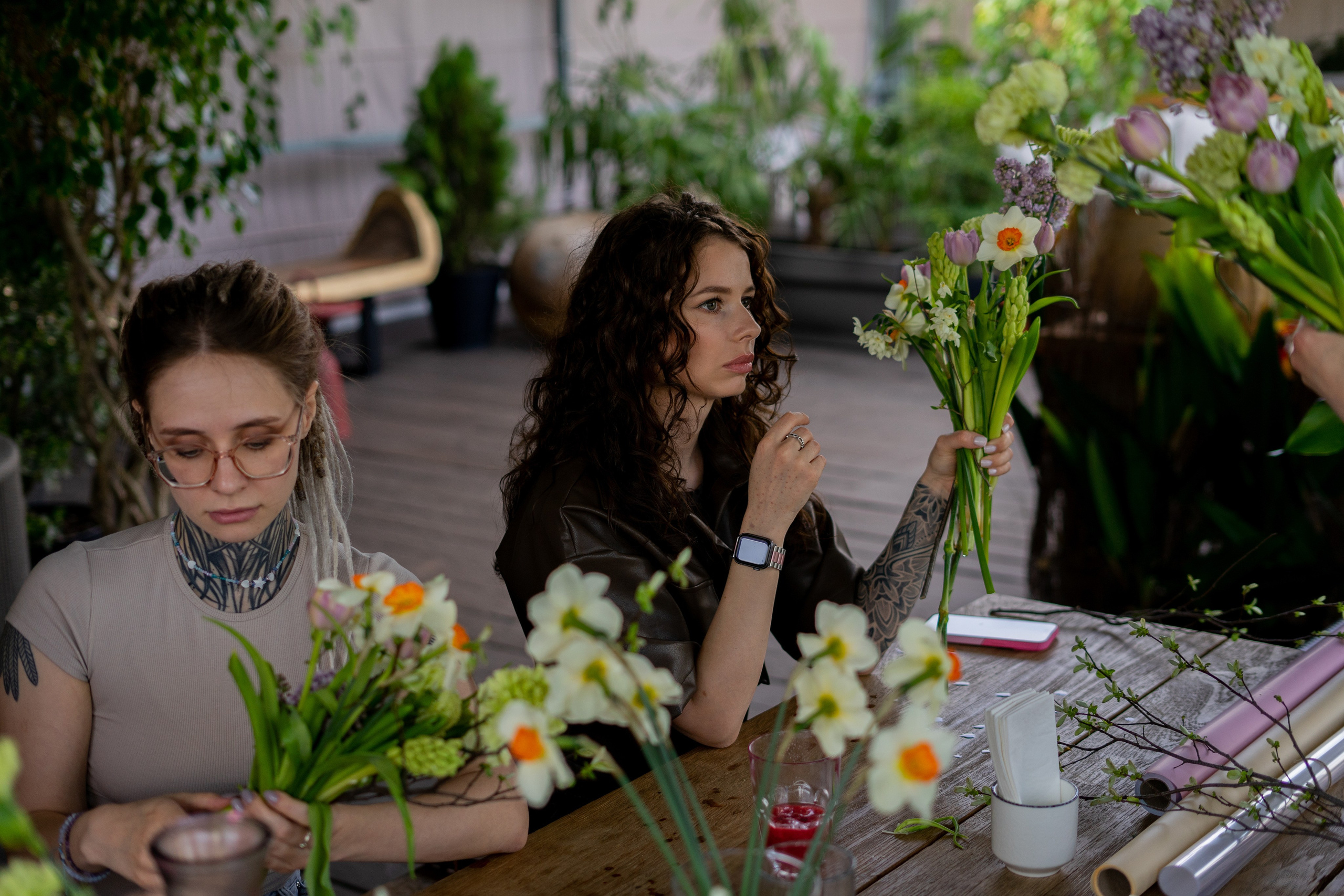 Master class from a florist. Портретный и семейный фотограф в Мариуполе, РФ. Даша Жогло