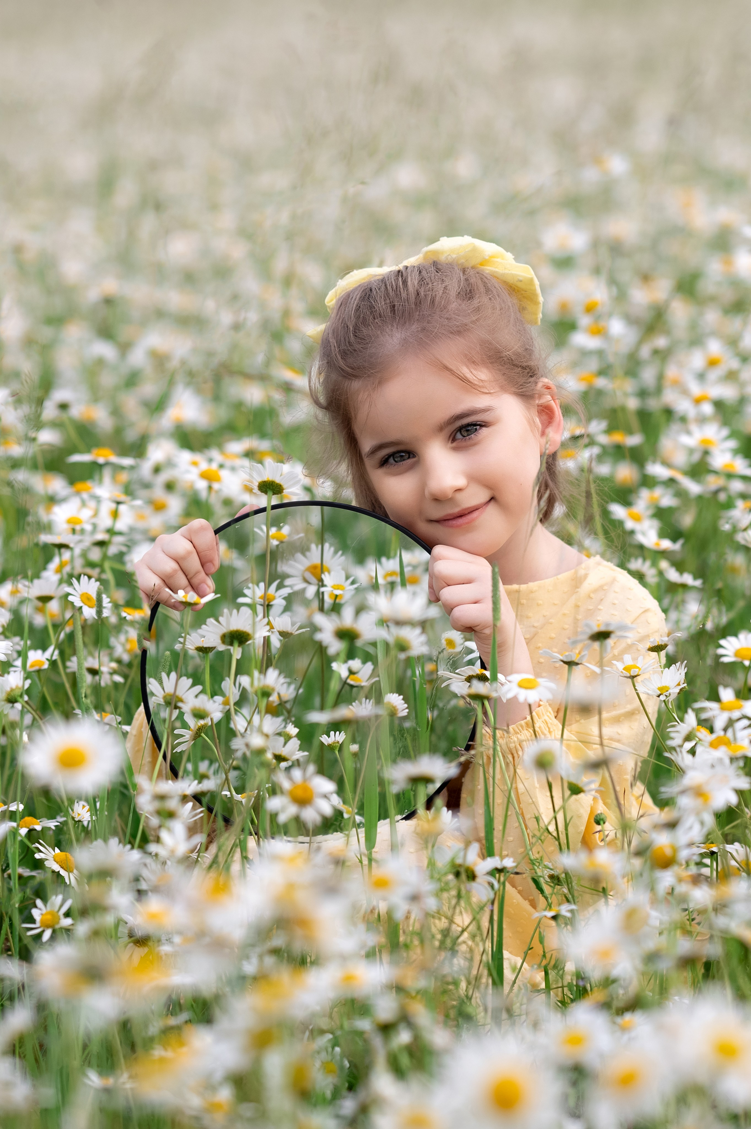 Ромашковое поле. Детский и семейный фотограф г. Москва Оксана Катаджи