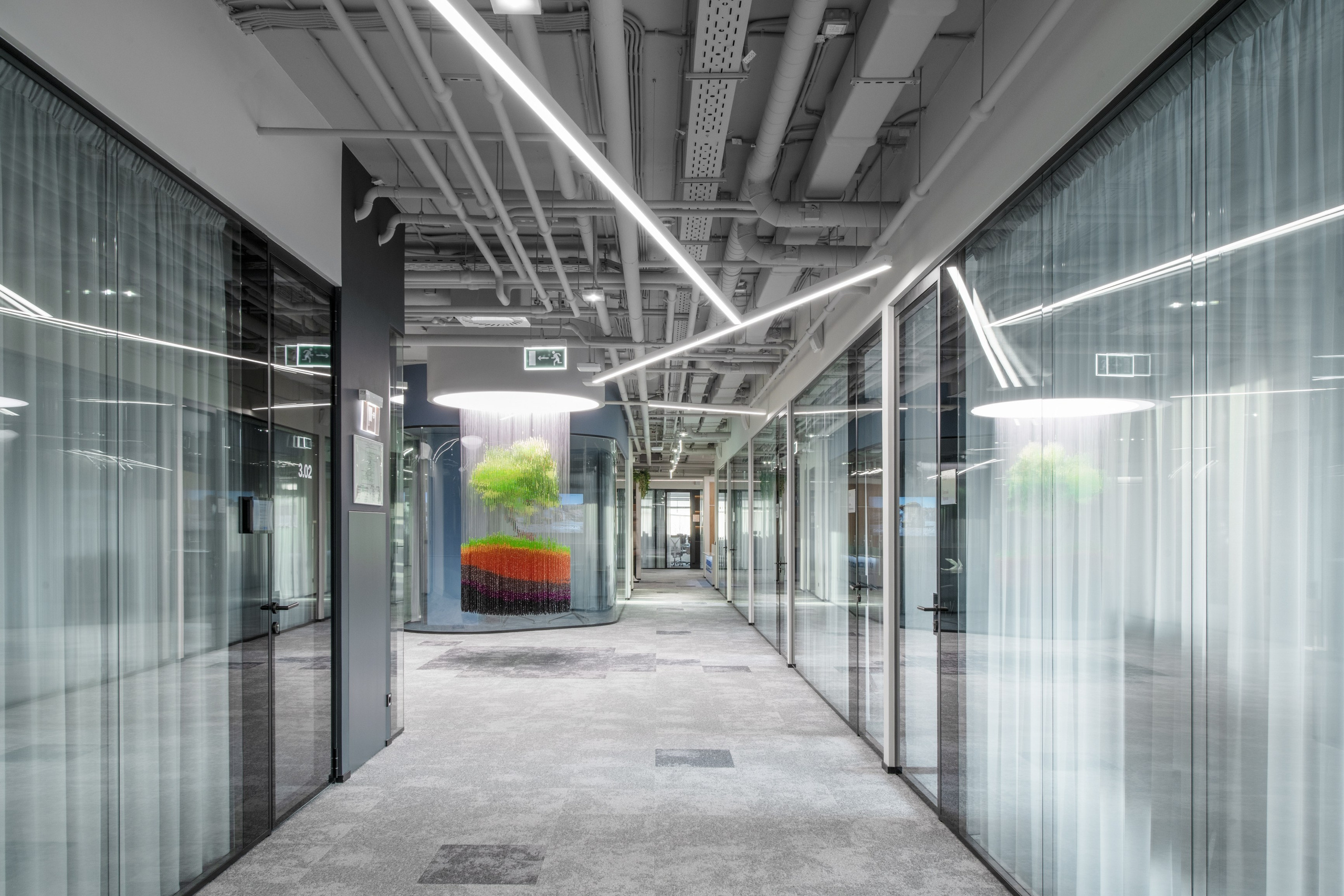 Raspadskaya Coal Company. Architectural and interior design