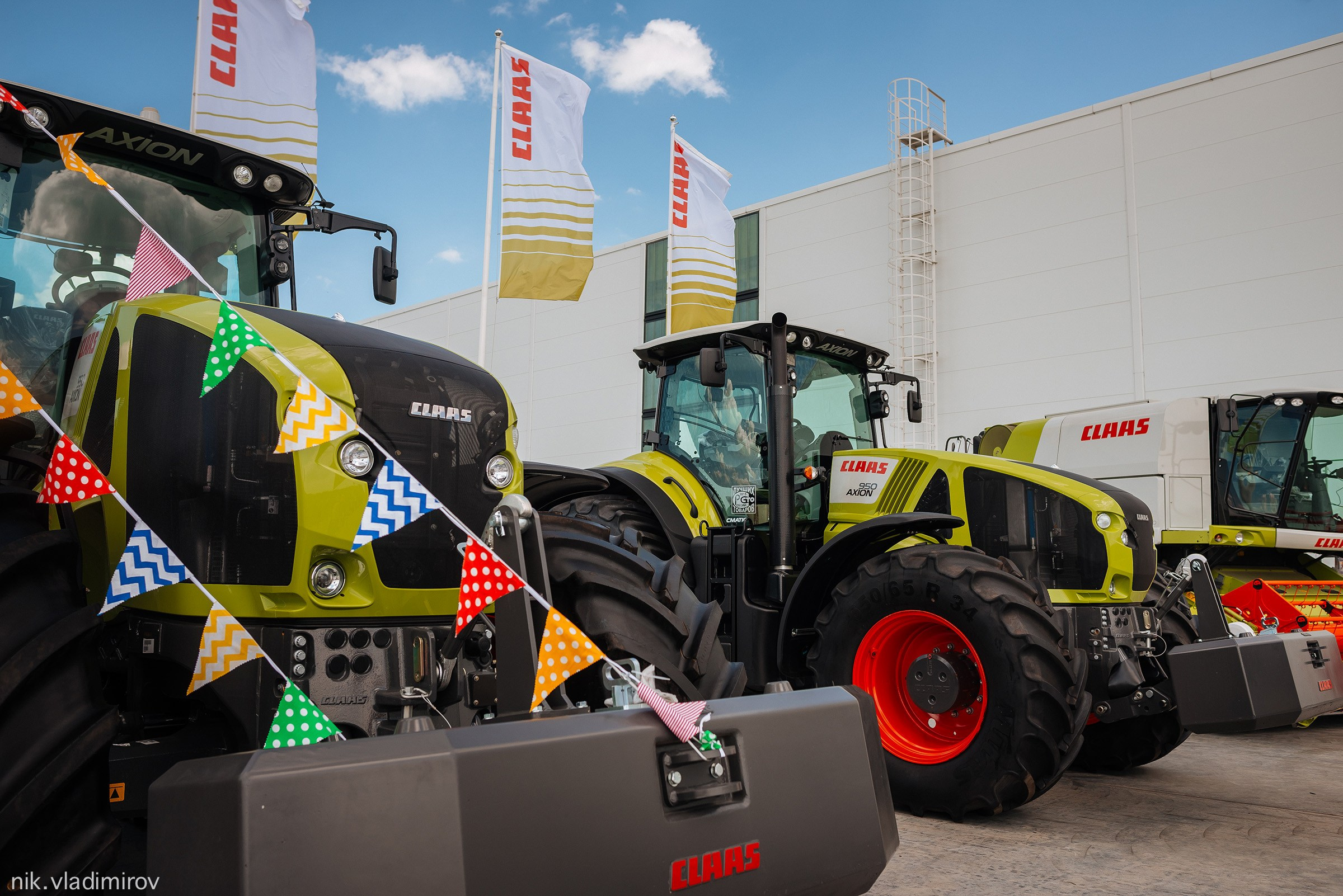Семейный праздник на заводе «CLAAS». Фотограф Николай Владимиров