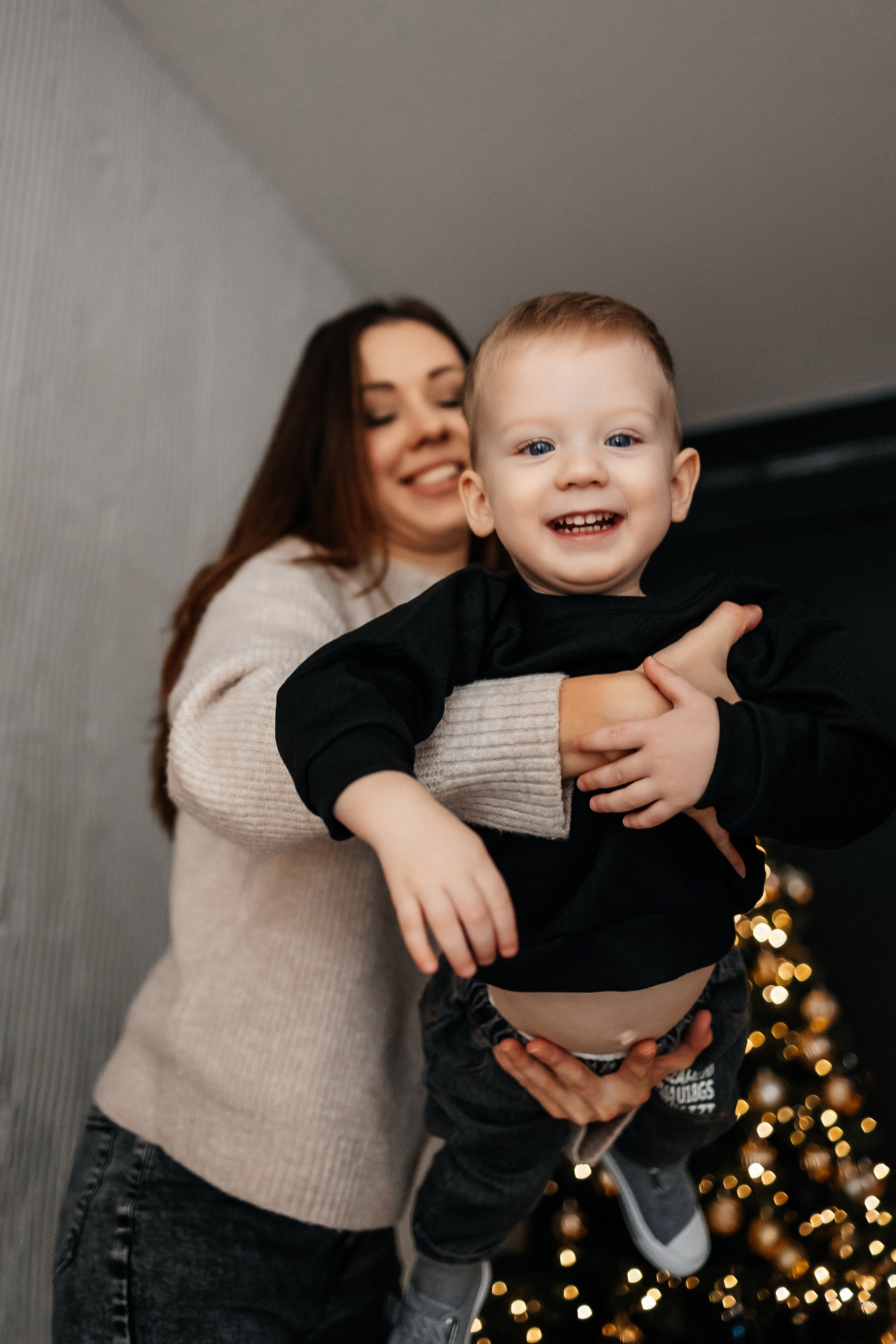 Семейная новогодняя съёмка в студии. Фотограф Иваново | Москва | Ирина Коптилина