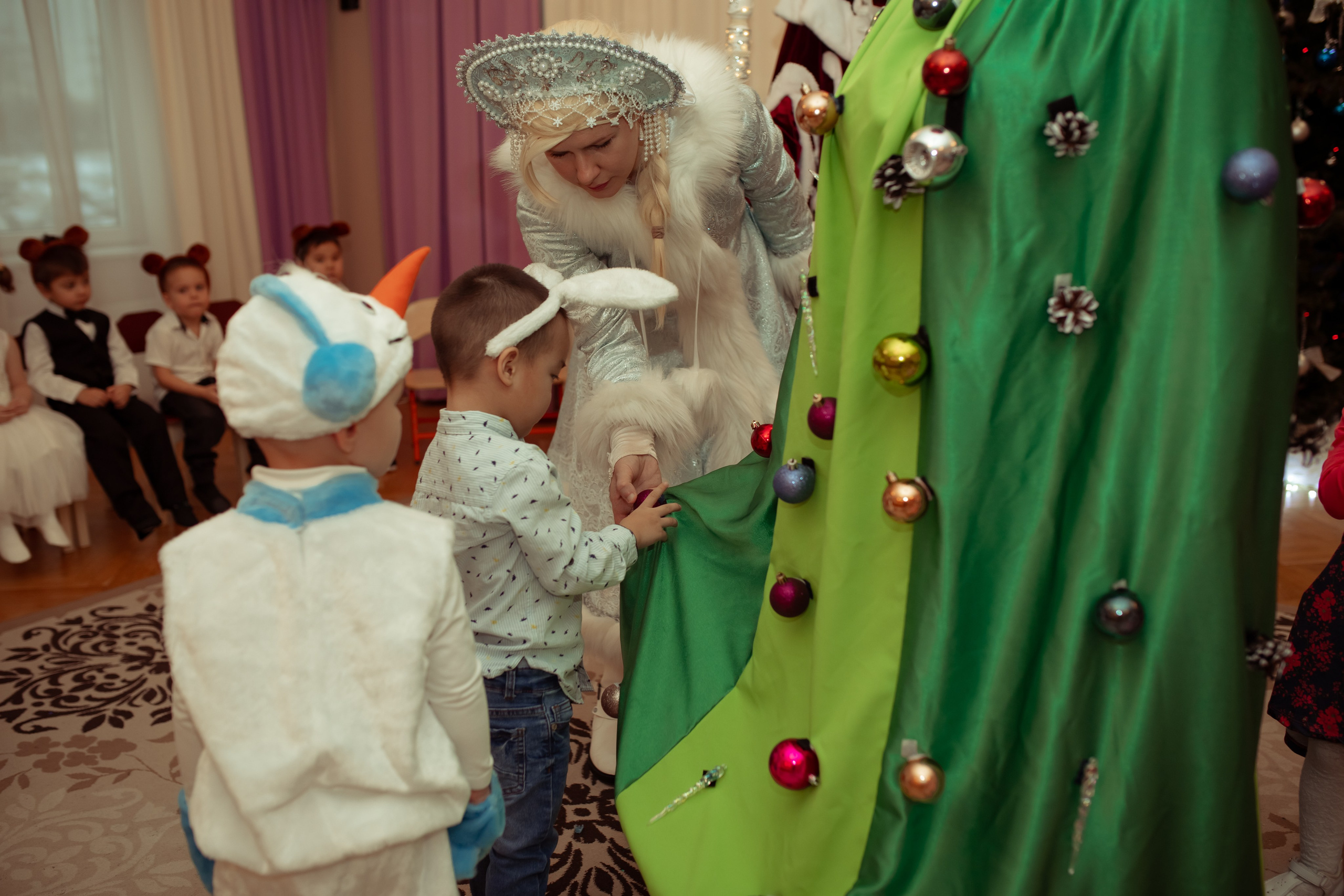 Новогодний утренник в детском саду. Семейный и детский фотограф в Москве Дорогова Екатерина