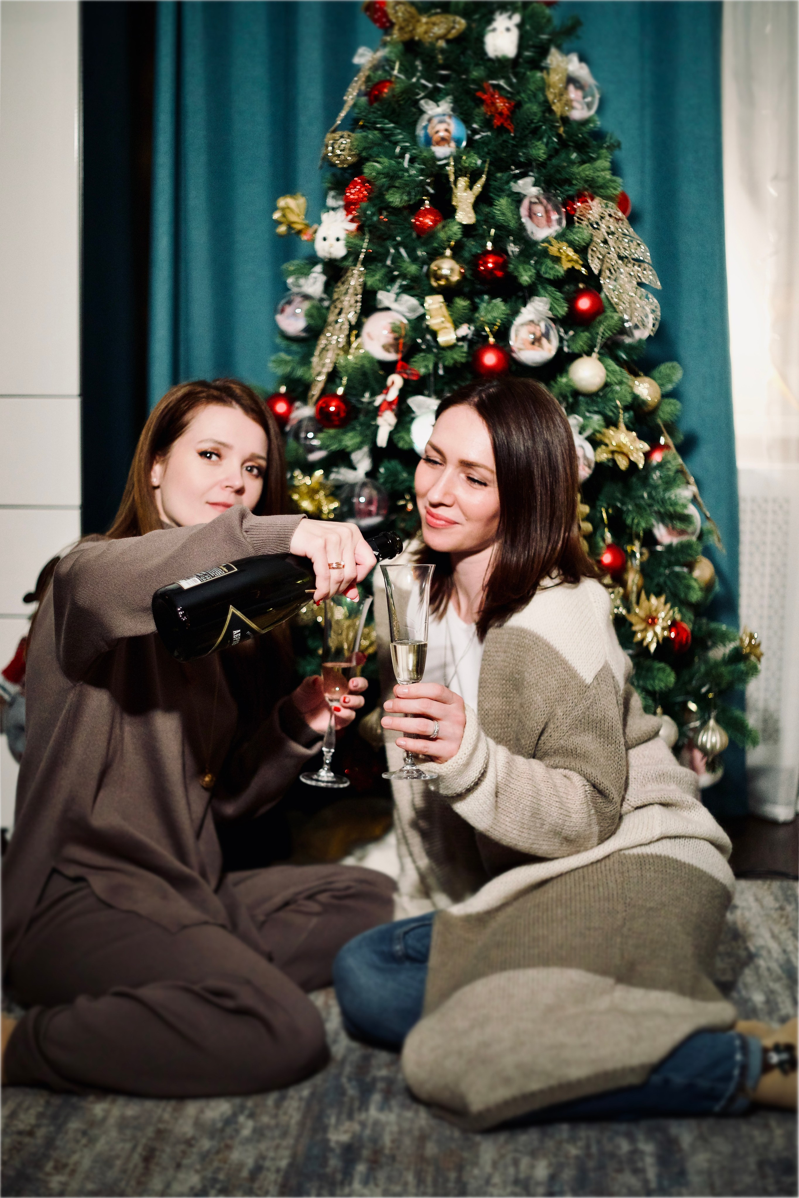 Семейный новый год с друзьям. Семейный и индивидуальный фотограф Света Василькив