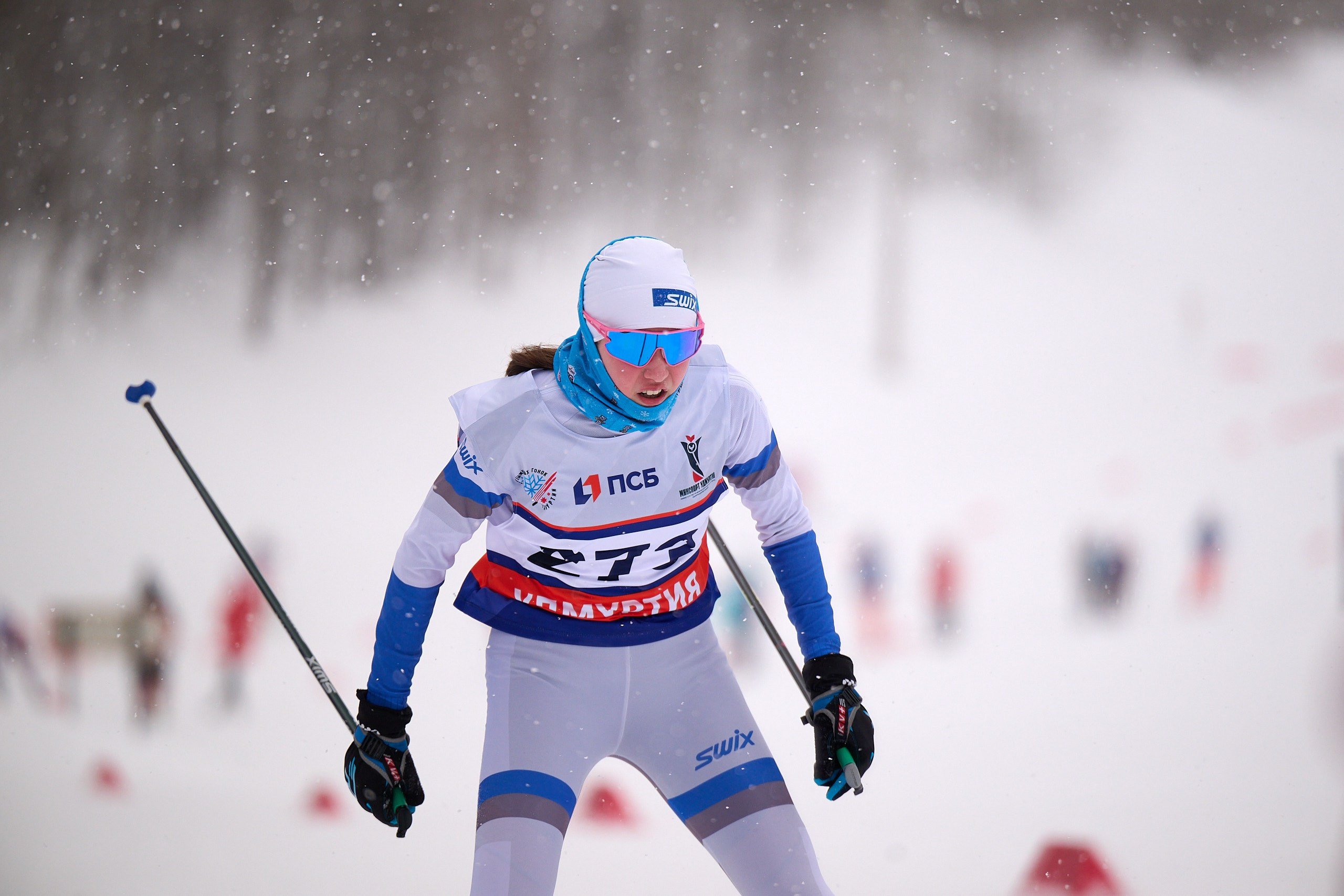 Всероссийские соревнования по лыжным гонкам «Пионерская правда». Ижевс. Спортивный репортажный фотограф в Ижевске Сергей Мерзляков