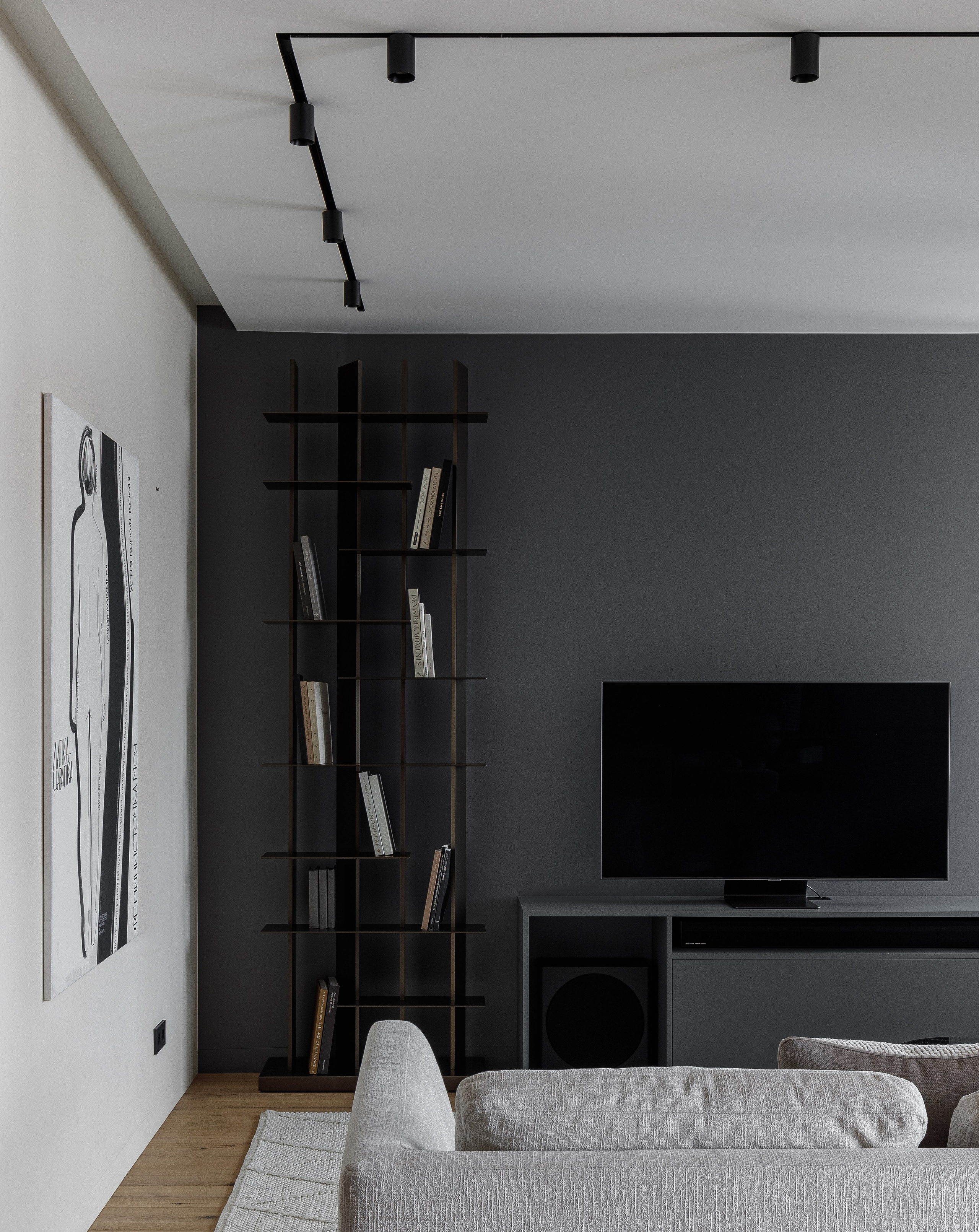 современная гостиная. Создание и Реализация дизайн проекта под ключ.