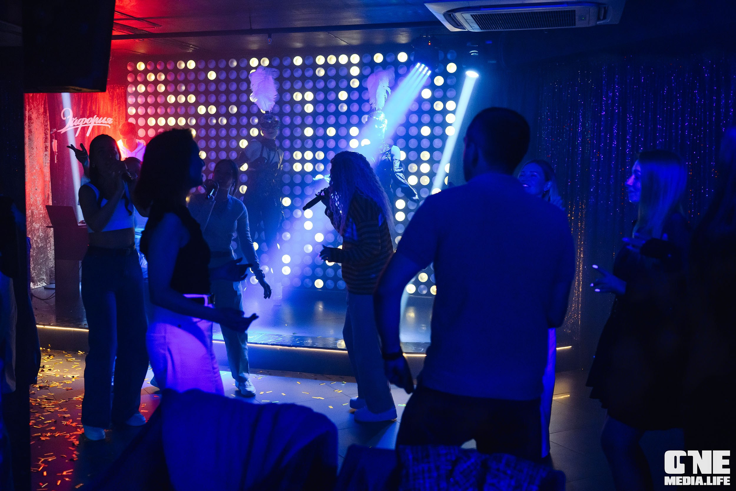 Субботняя вечеринка в караоке-клубе Эйфория. One Media Life: фоторепортажи, фотоотчеты с мероприятий и заведений