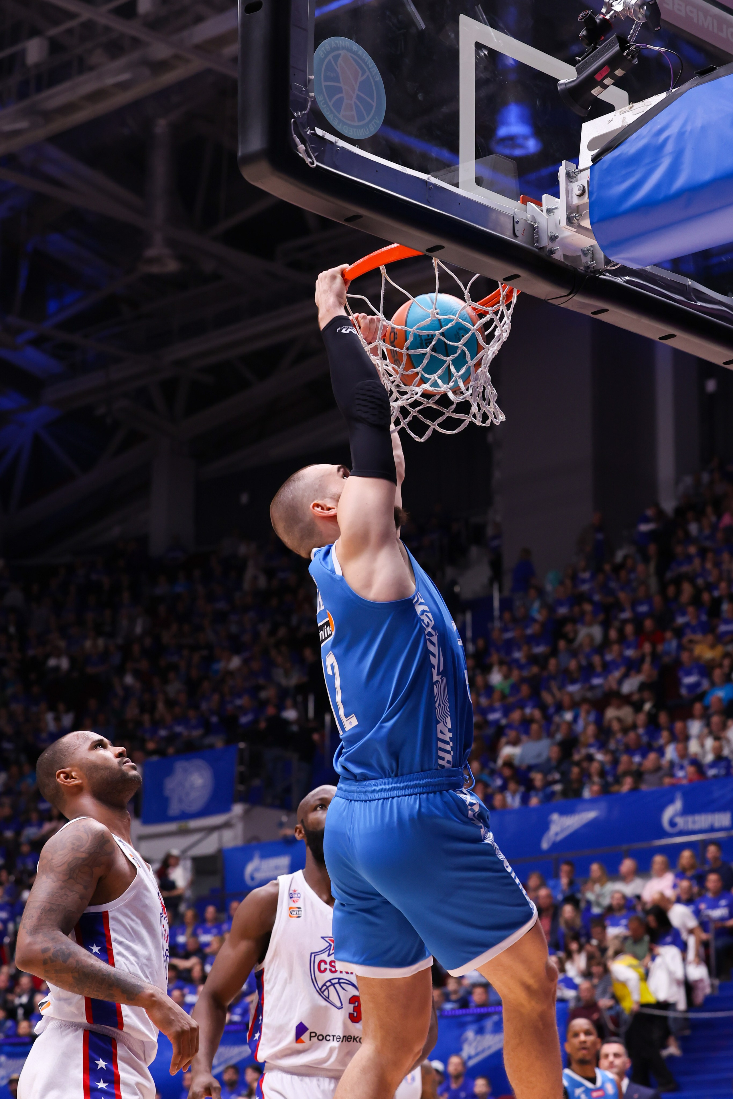 БК «Зенит» — БК «ЦСКА» финал ЕЛ ВТБ 1 игра 27.05.2025. Спортивный и репортажный фотограф Антон Тереханов