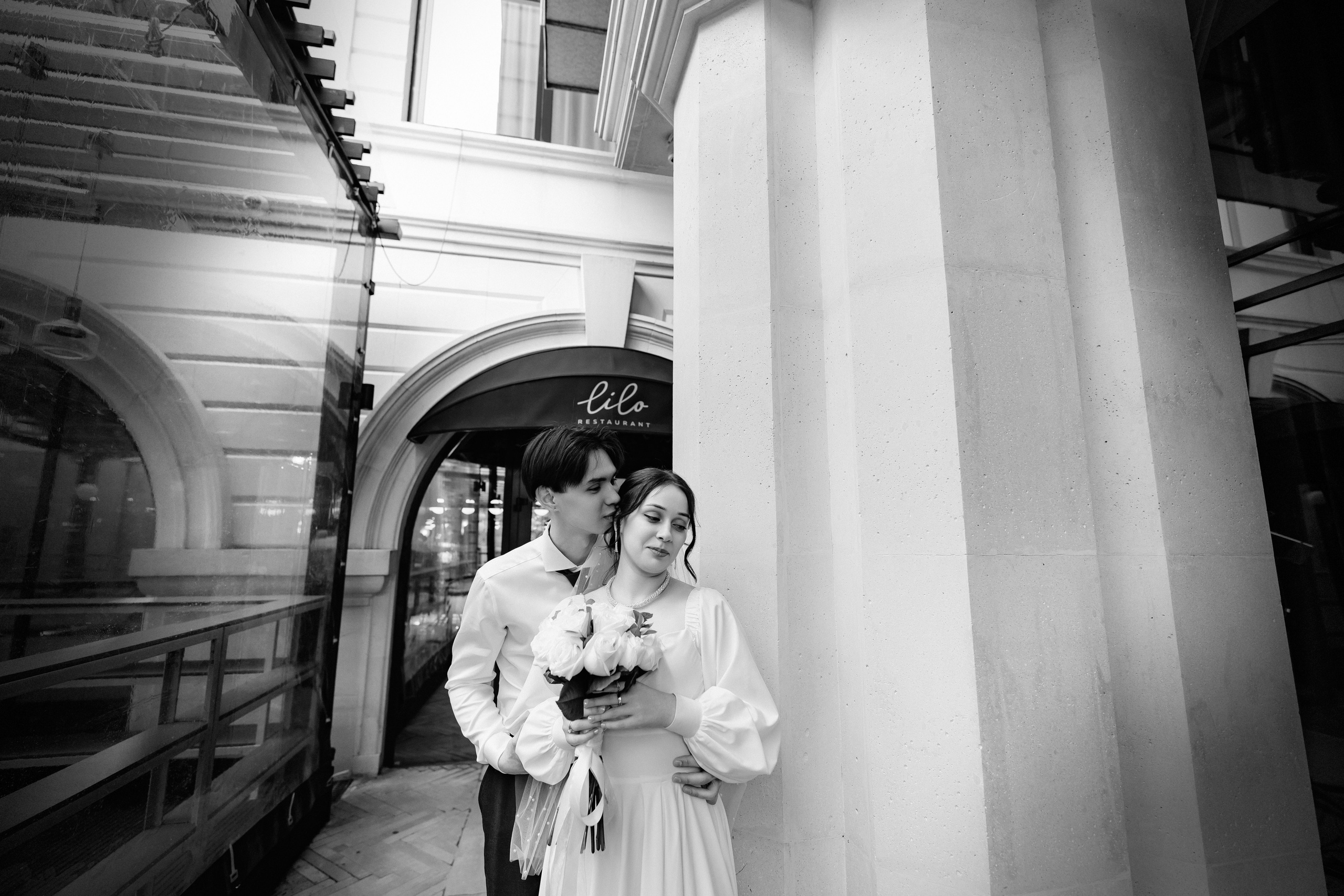 Свадебная красивая фотосессия