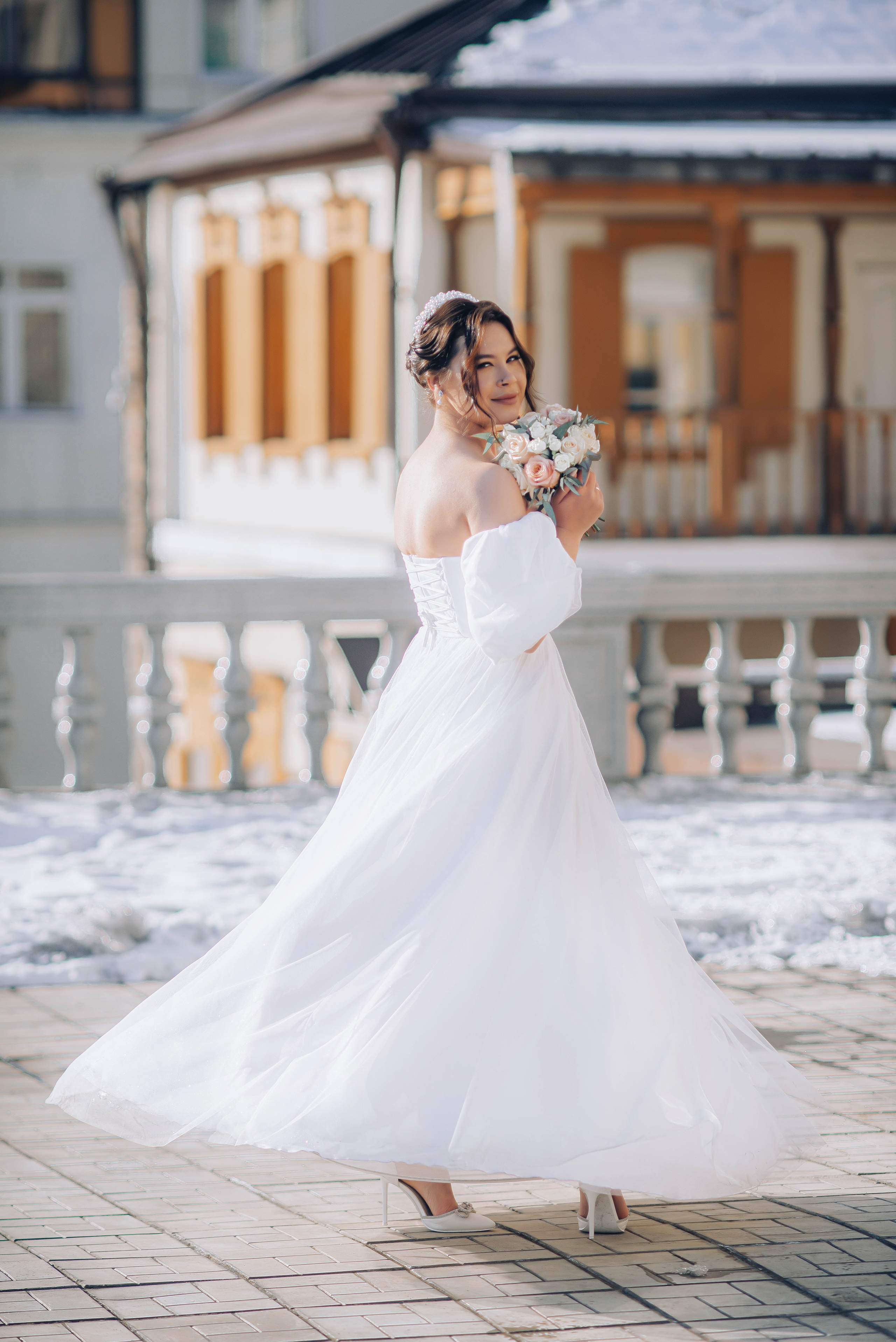 Дарья на свадьбе