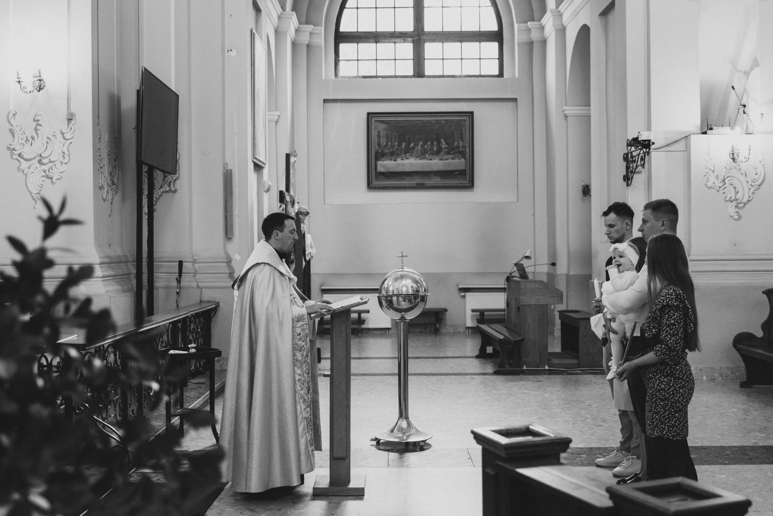 Крещение Ульяны (Белый костёл). Семейный фотограф в Минске Дарья Дреко