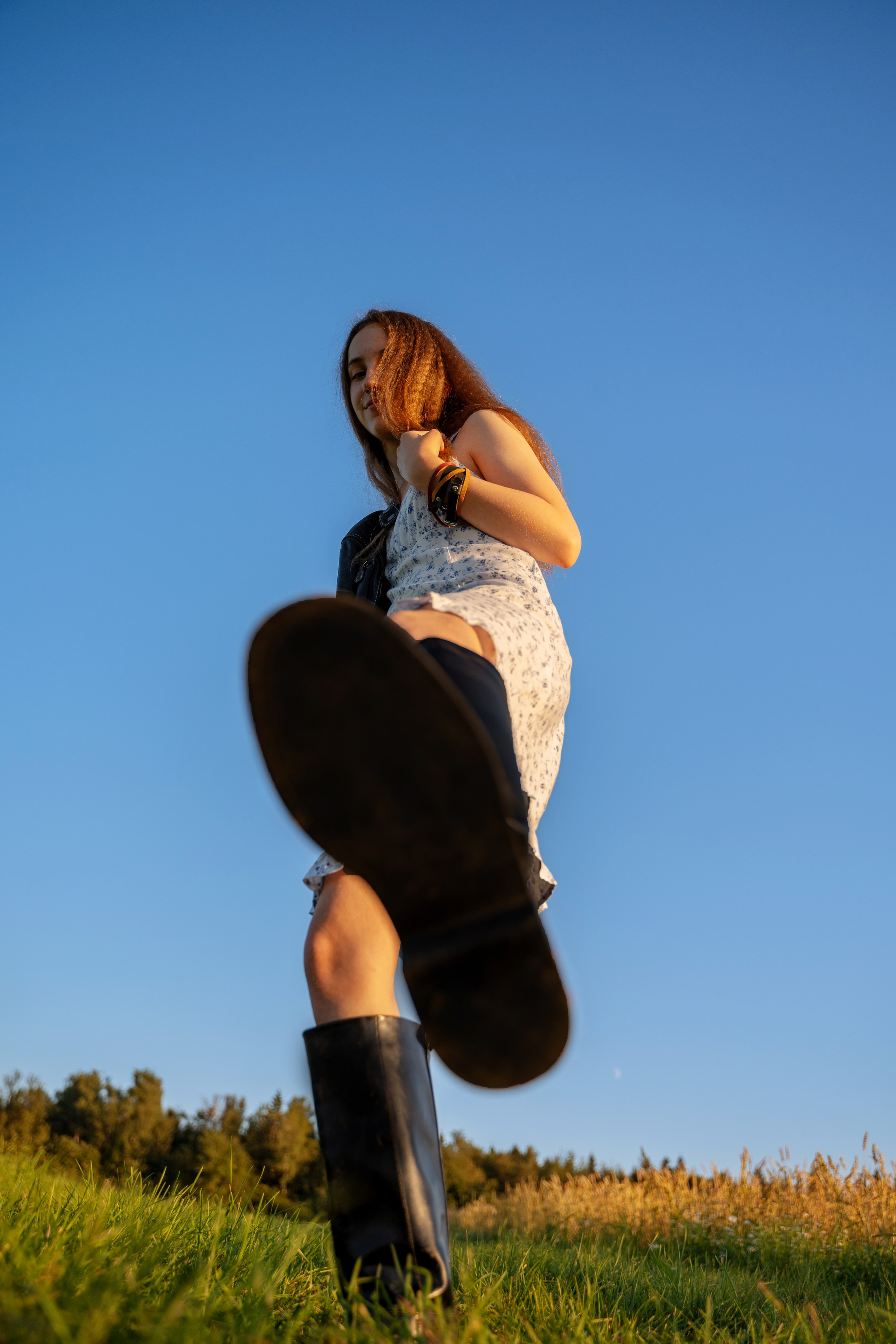 Закат для нее. Выпускные альбомы Москва и МО. Школьный и семейный фотограф