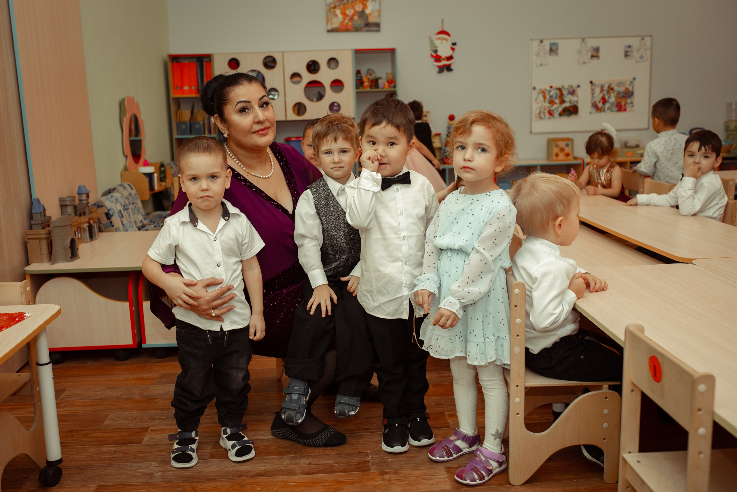 Новогодний утренник в детском саду. Семейный и детский фотограф в Москве Дорогова Екатерина