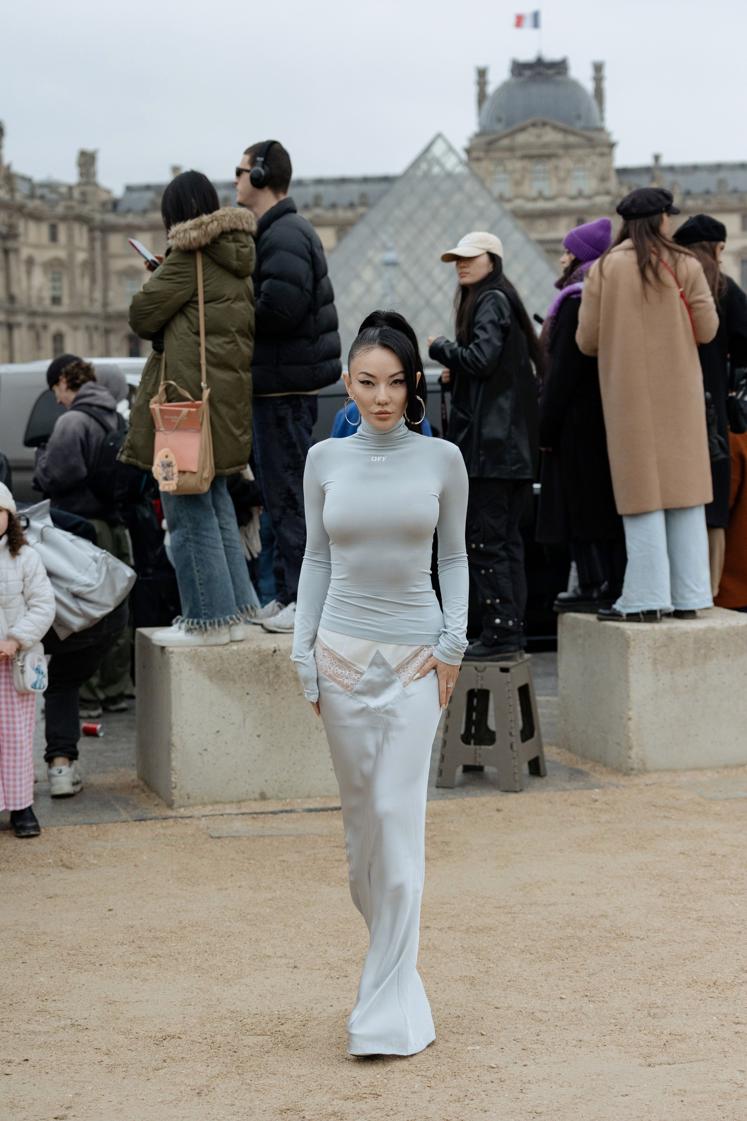 OFF WHITE PFW WOMENSWEAR FALL-WINTER 24/25. Photographer in Milan Ivan Goncharov