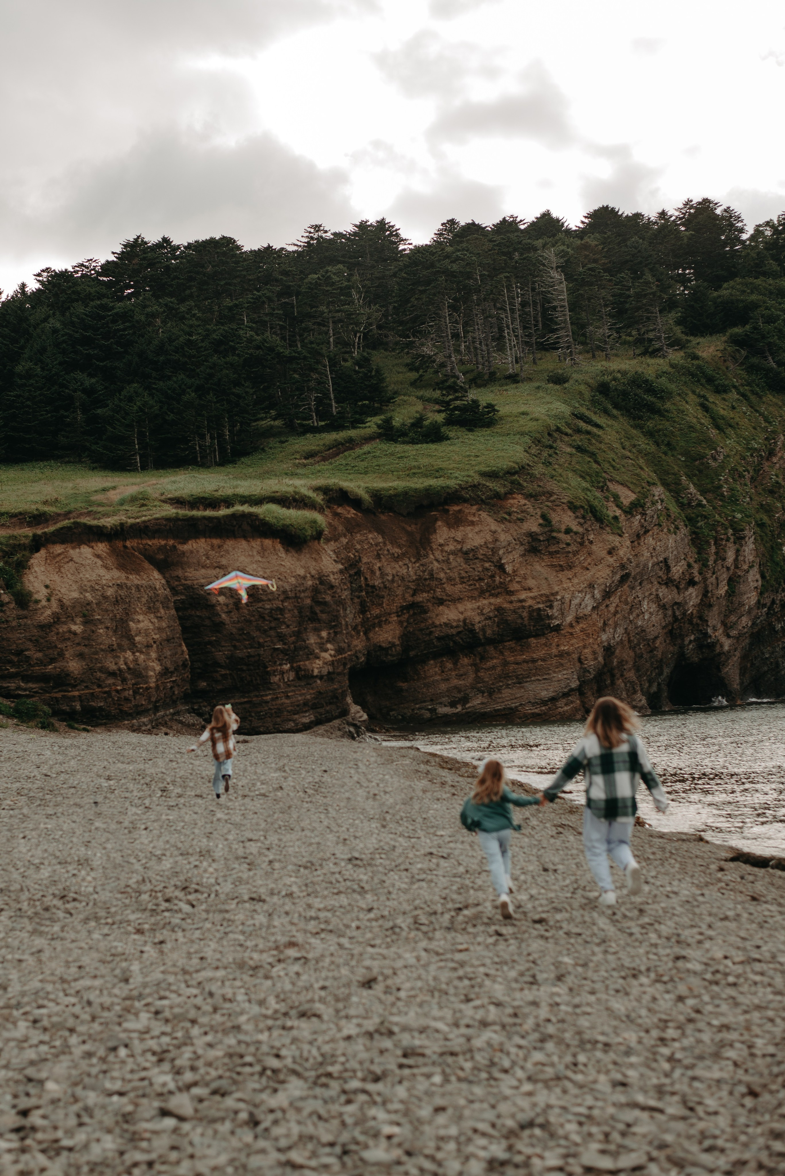 Наташа, Соня и Ксюша. Ирина Метелица фотограф на Шикотане