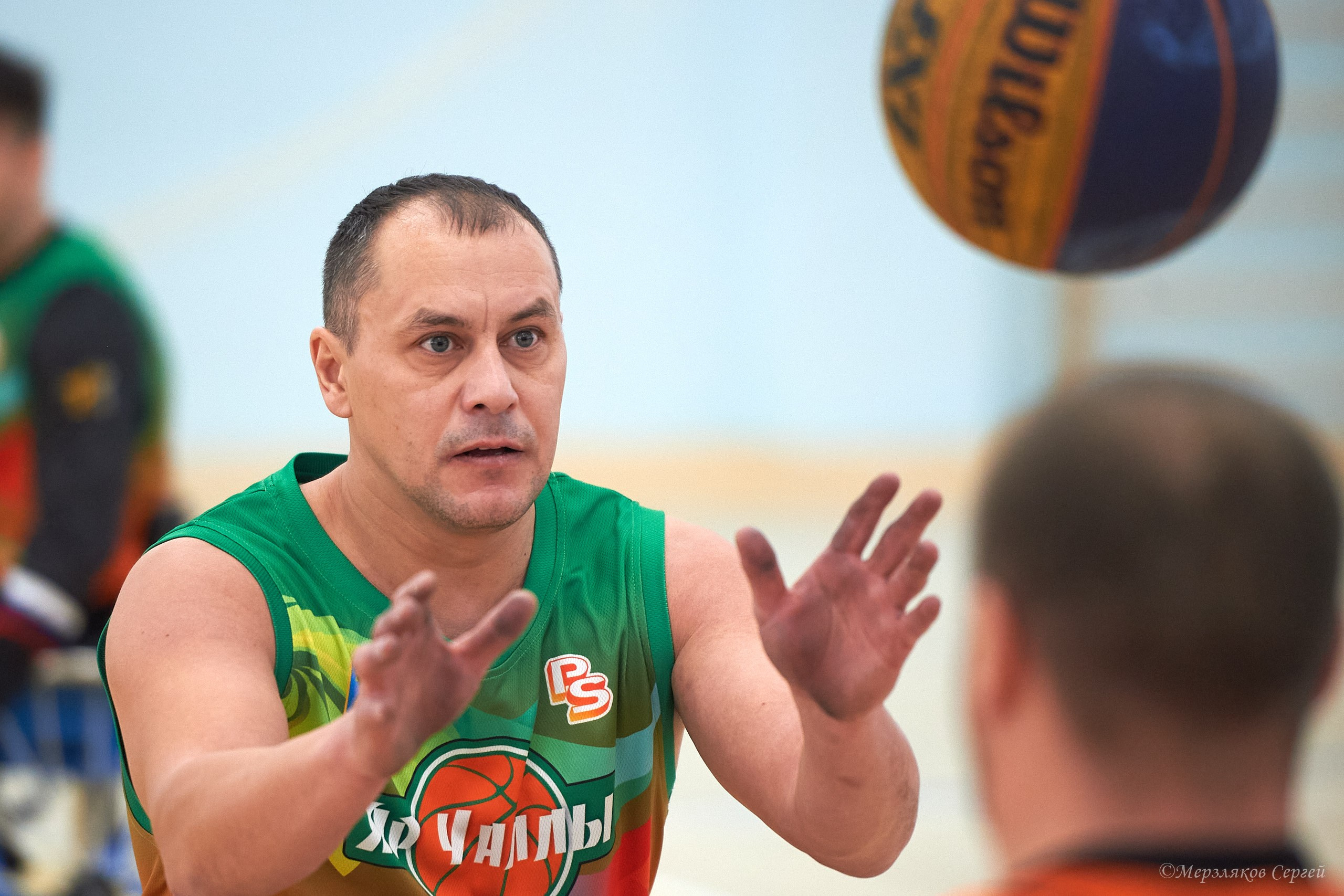 X традиционный Рождественский турнир по баскетболу на колясках. Ижевск. Спортивный репортажный фотограф в Ижевске Сергей Мерзляков