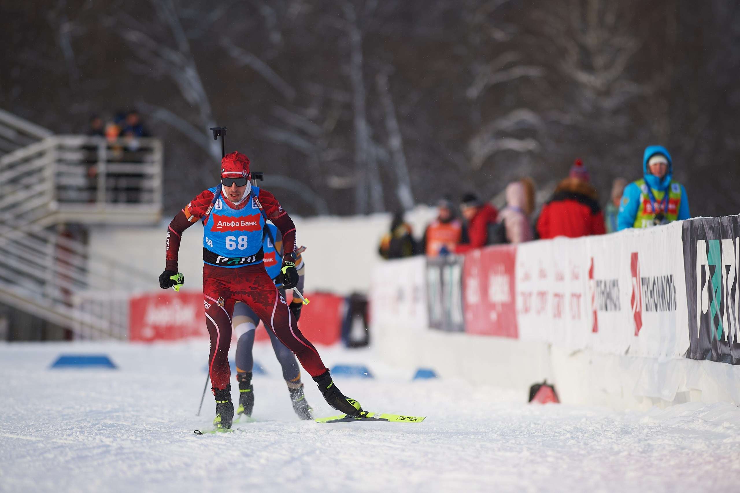 Биатлон. Чемпионат России — 2024/2025, 3-й этап, Ижевск. Спринт. Мужчины. Спортивный репортажный фотограф в Ижевске Сергей Мерзляков