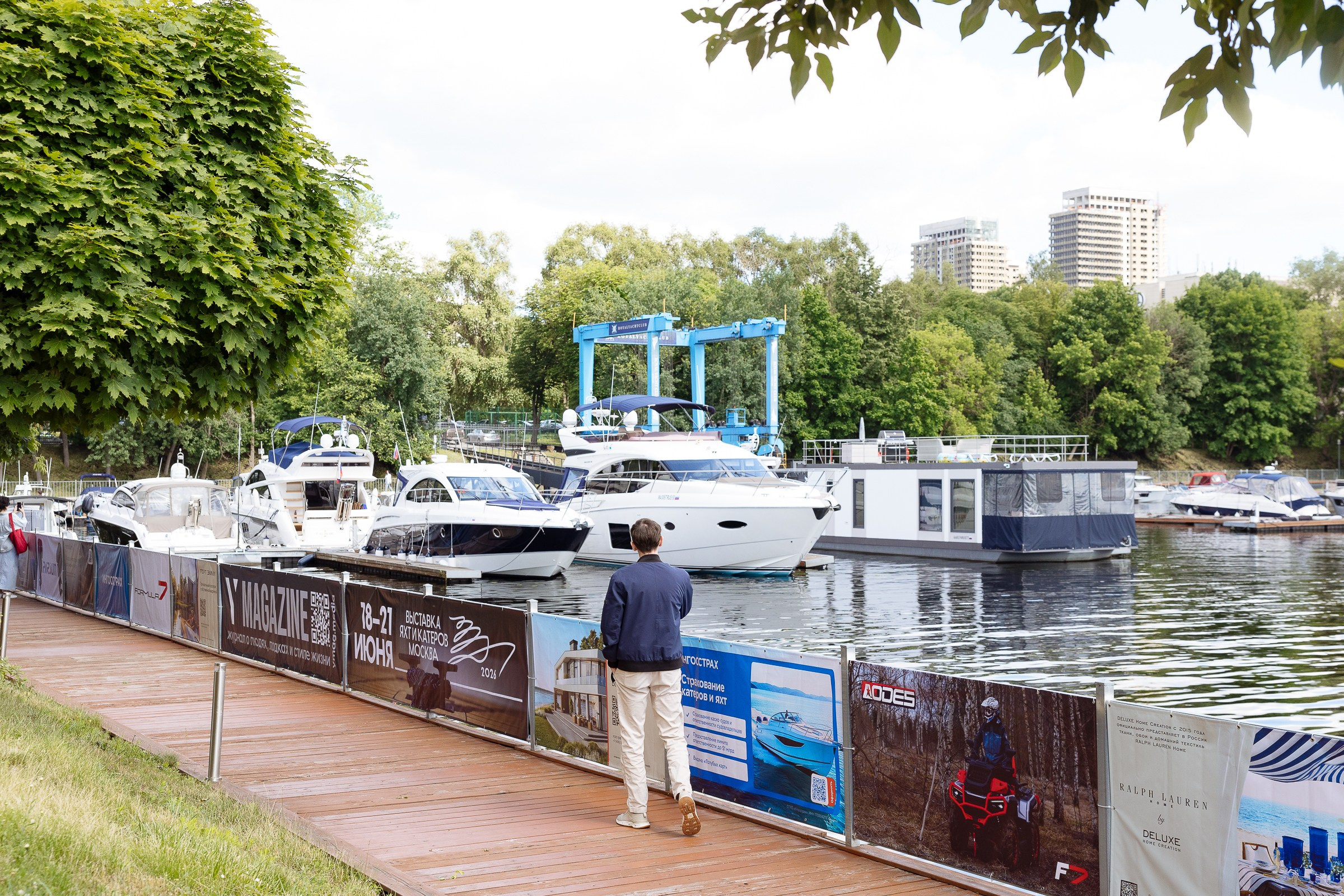 Выставка яхт и катеров. Ryal Yacht Club. Фотограф в Москве